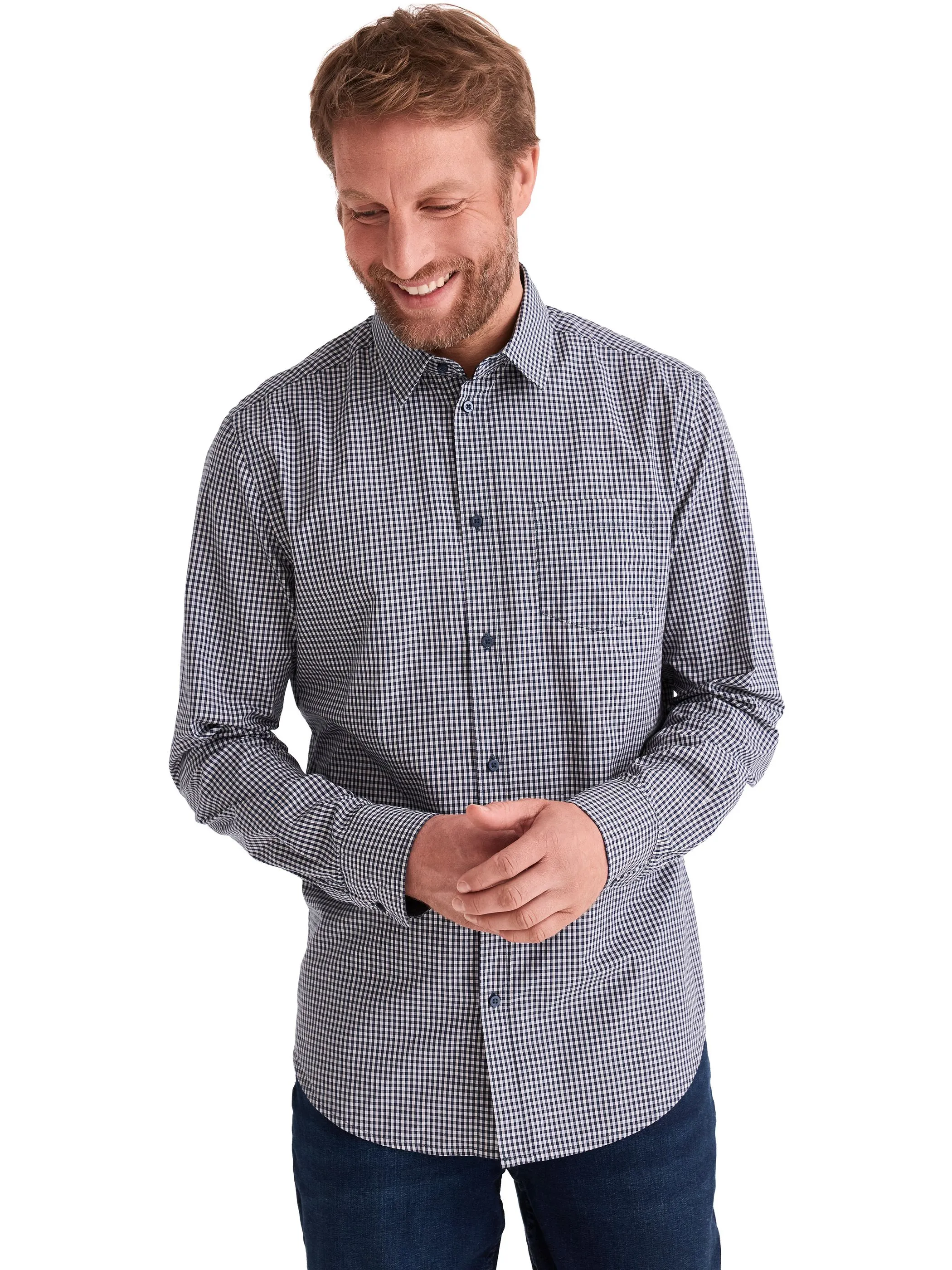 Stooker HAKA 73170000009440 He. Bluse/Hemd, Marine 913926 9440 1