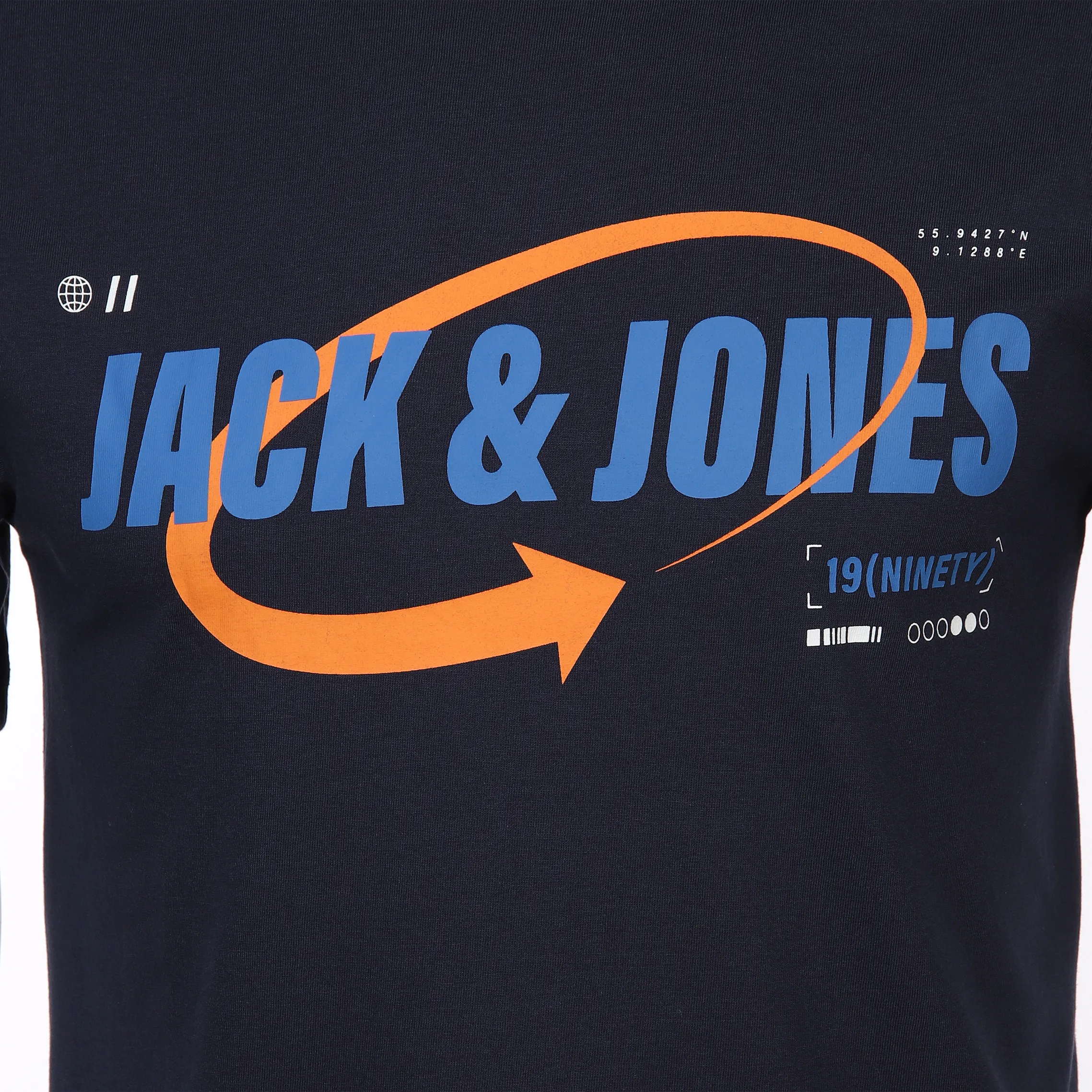 Jack Jones 12245712 JCOBLACK TEE SS CREW Blau 886131 175876 3