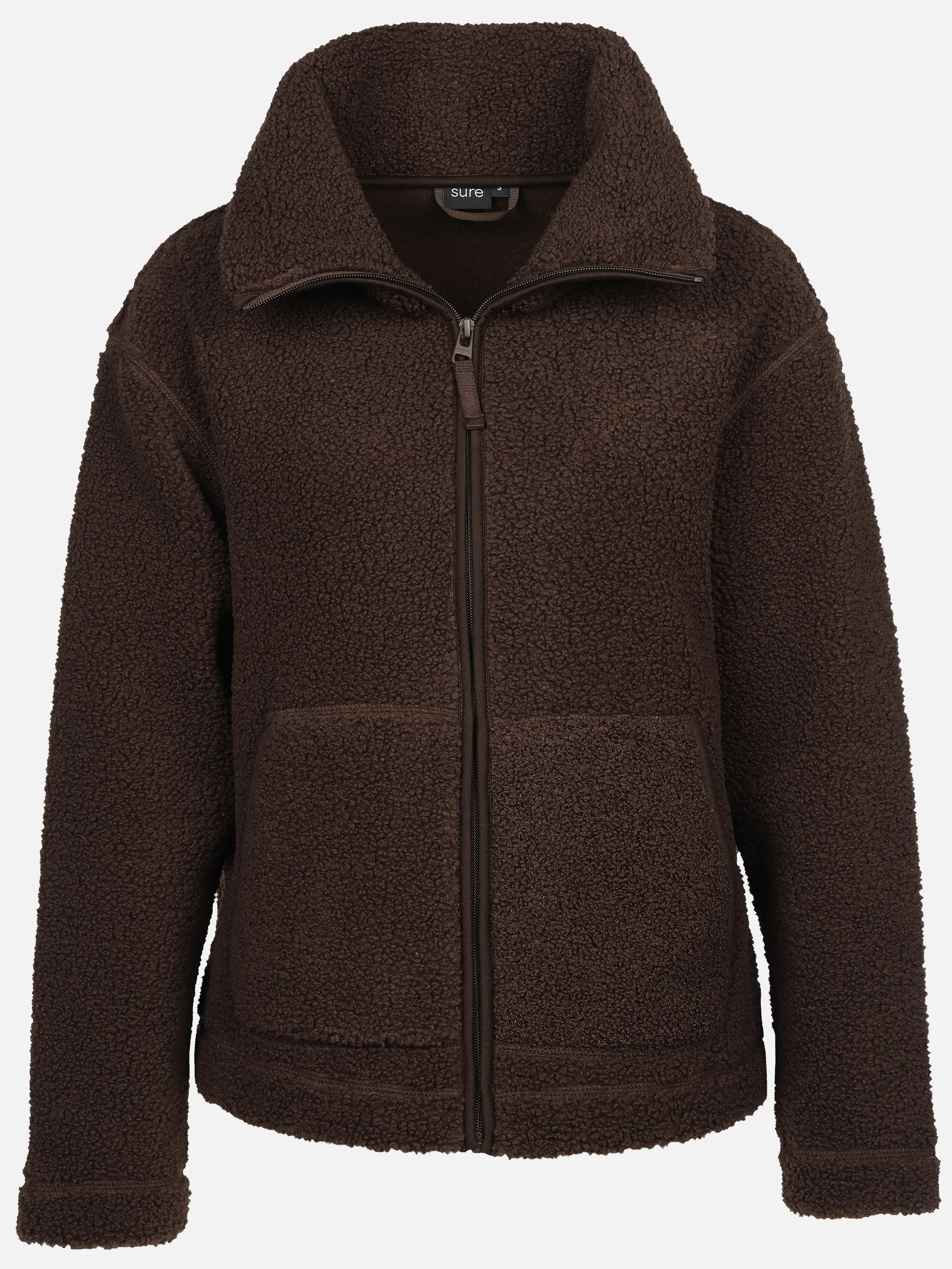 Sure Da. Teddy Cardigan Braun 928445 JAVA 1