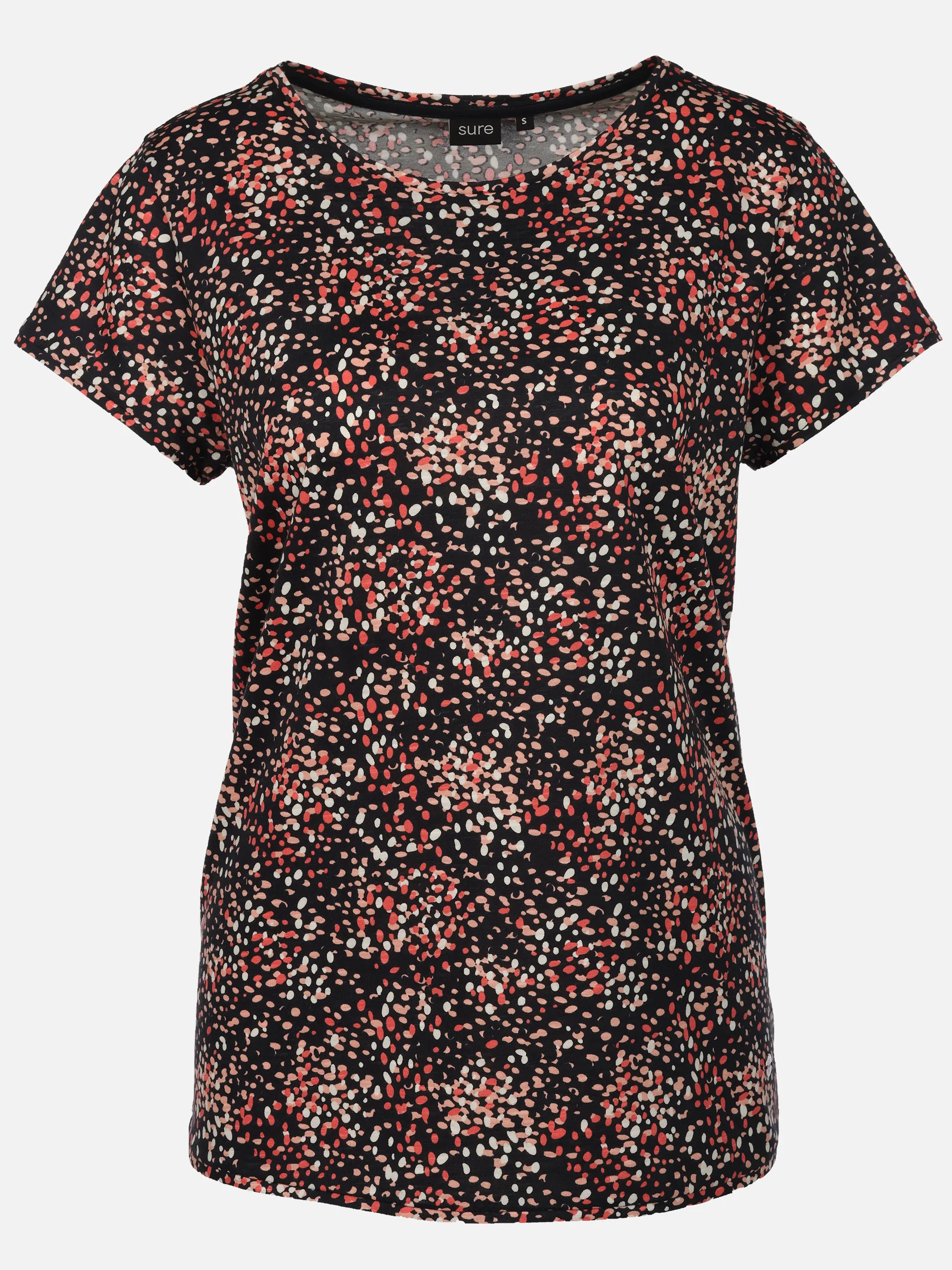 Sure Da-T-Shirt m. Alloverprint Rosa 922188 ROSE 1