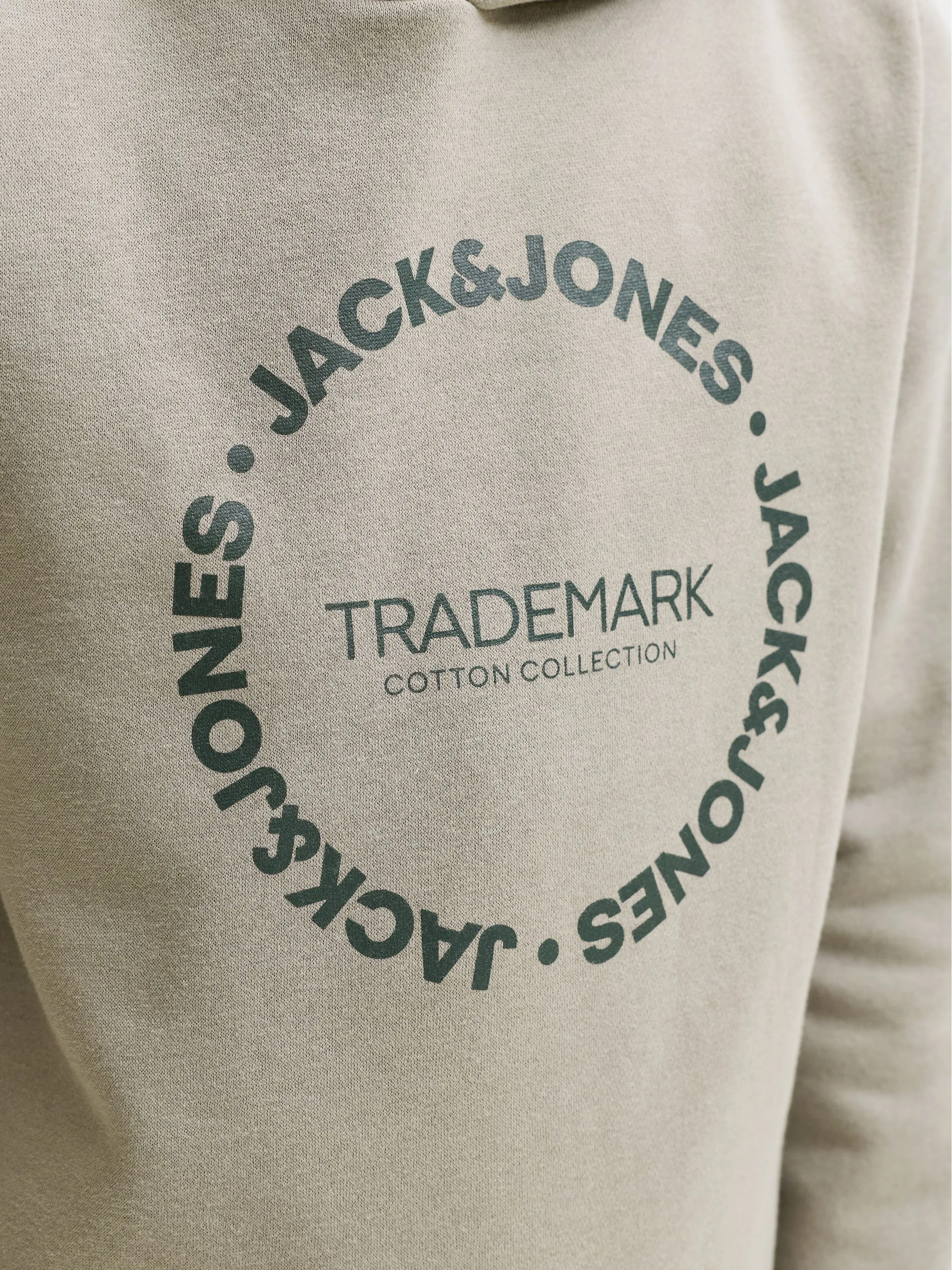 Jack&Jones Junior 12299603 JJBENSON SWEAT HOOD JNR Grün 931435 176725 5