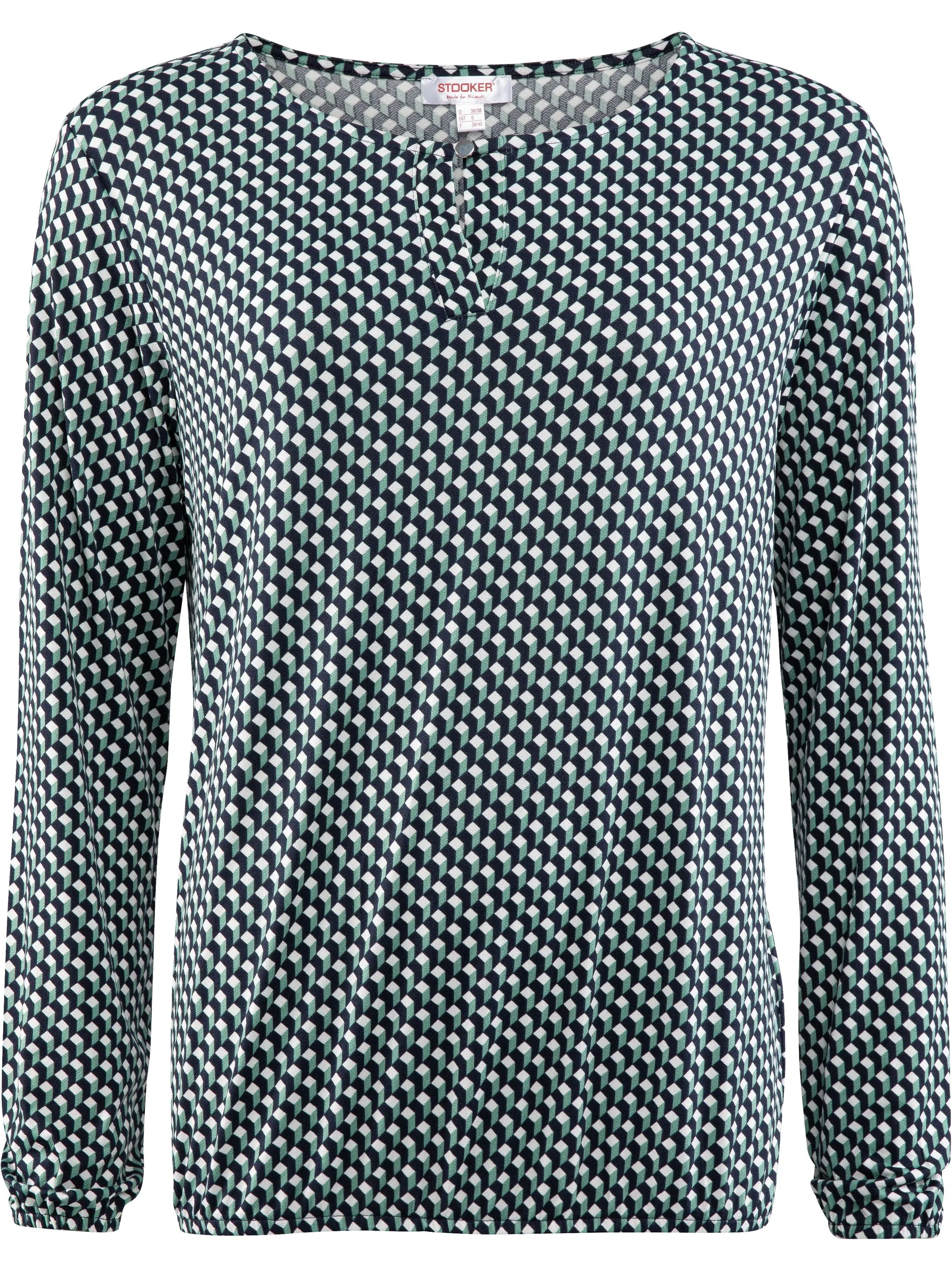 Stooker DOB 25590000009121 Da. T-Shirts / Grün 911305 9121 1