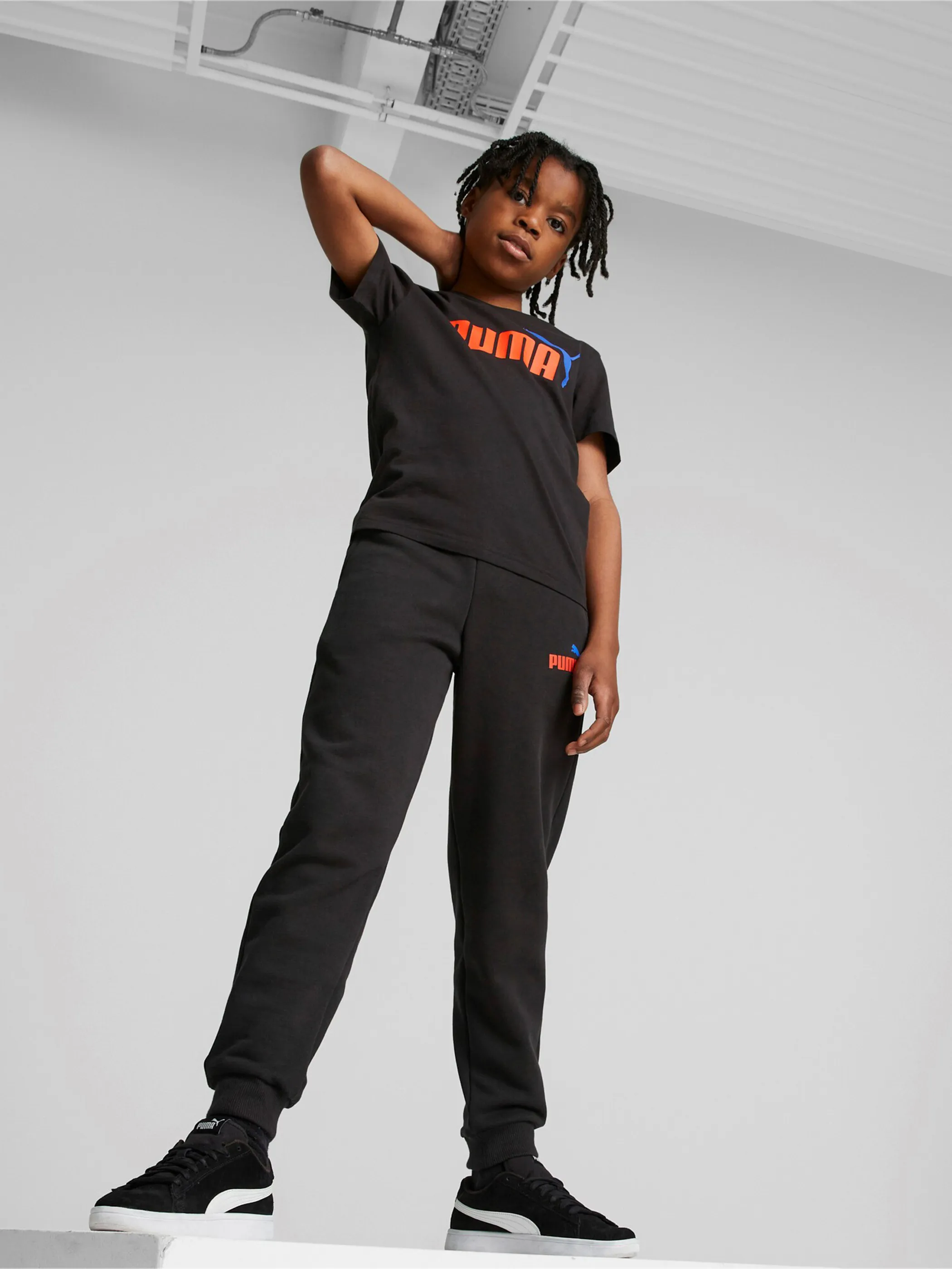 Puma 586985 Kn-T-Shirt, Logo Schwarz 846742 61 4