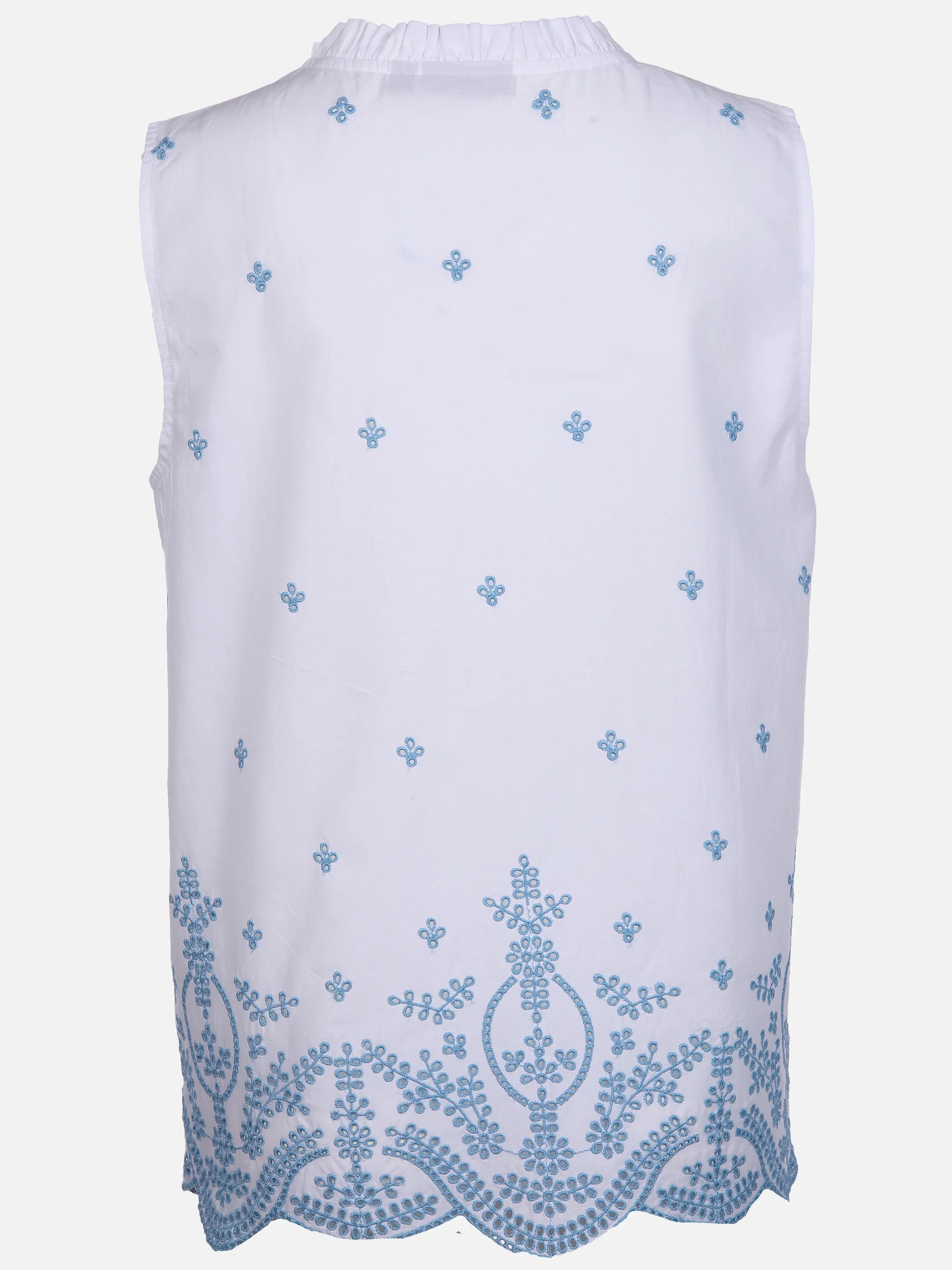 Sure Da-Top m.Kontrastlochstickerei Blau 890385 WHITEBLUE 2