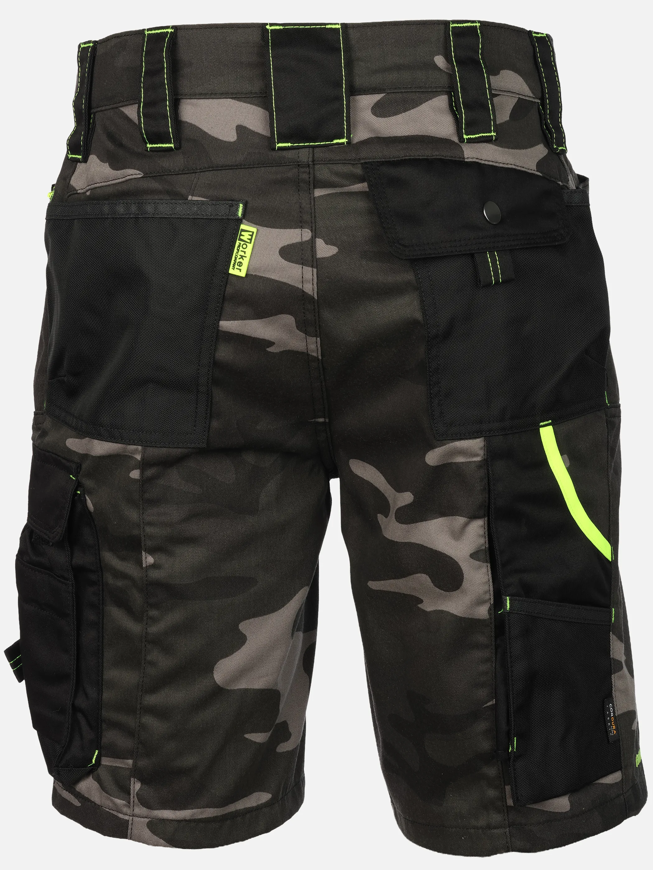 Worker He. Workershorts Neon Grün 923264 CAMOUFLAGE 2