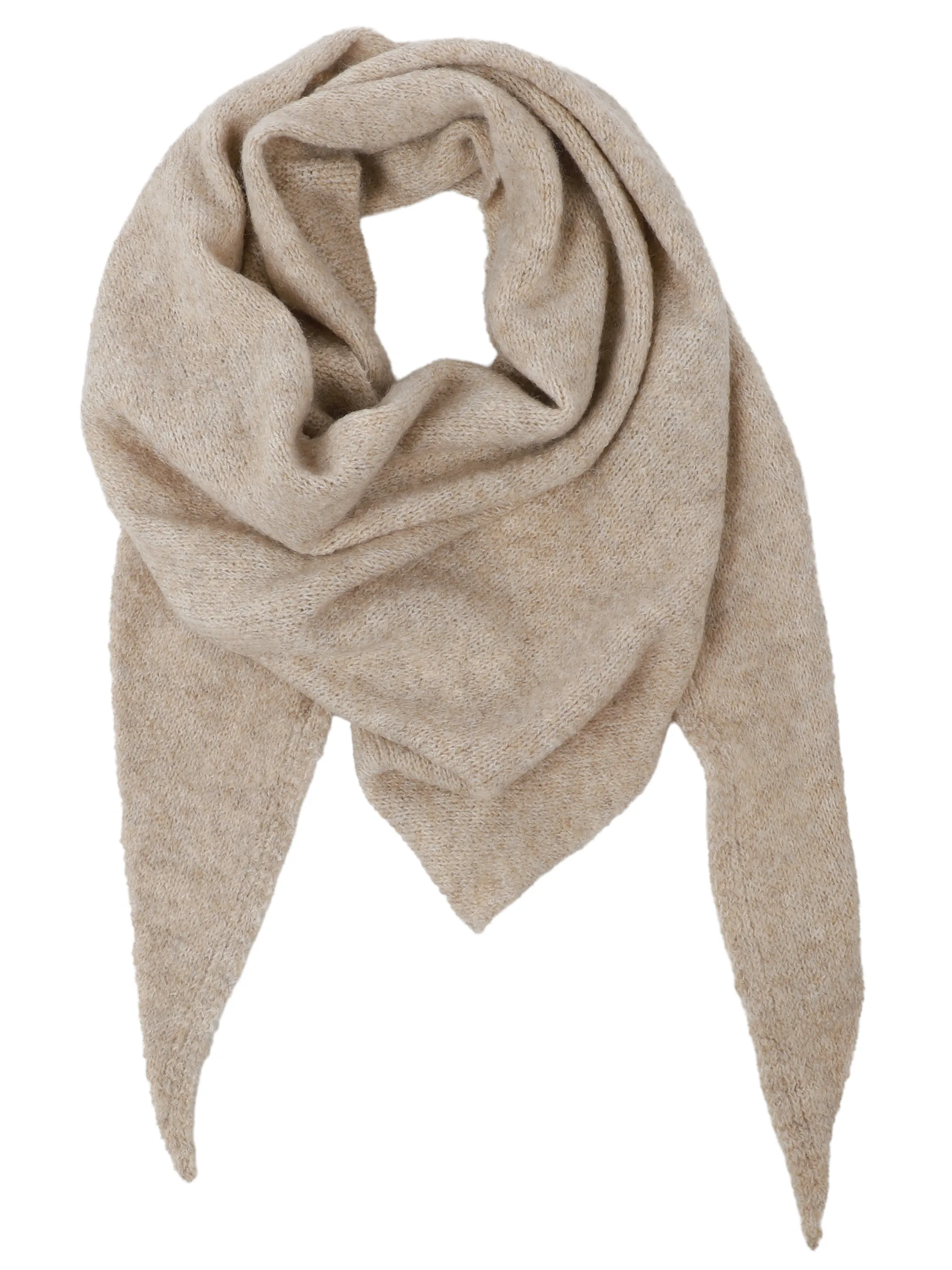 IX-O Da-Dreieckstuch klein Beige 933548 BEIGE-ROT 1