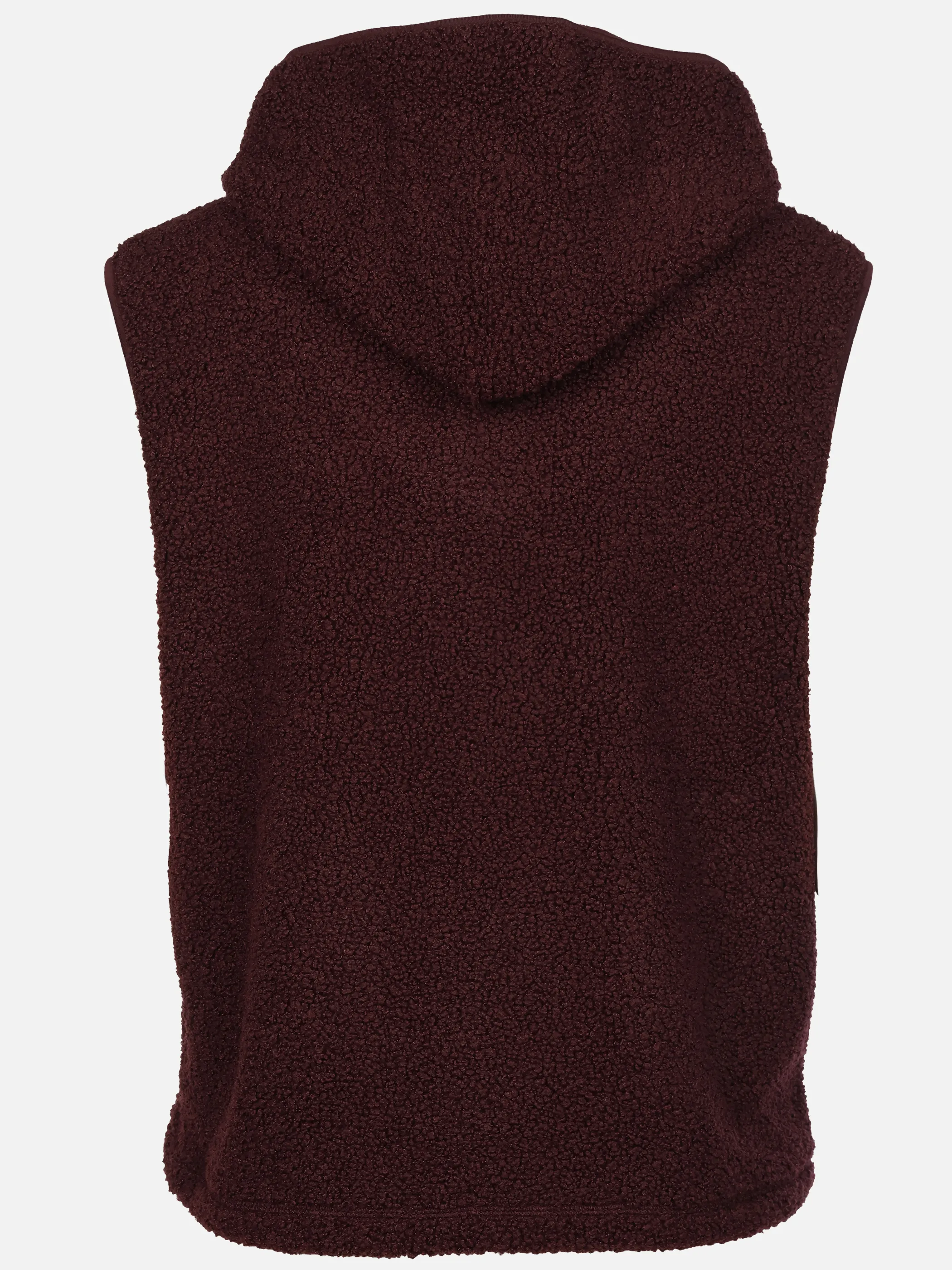 Sure Da. Teddy-Fleece Weste Rot 928785 BURGUND 2