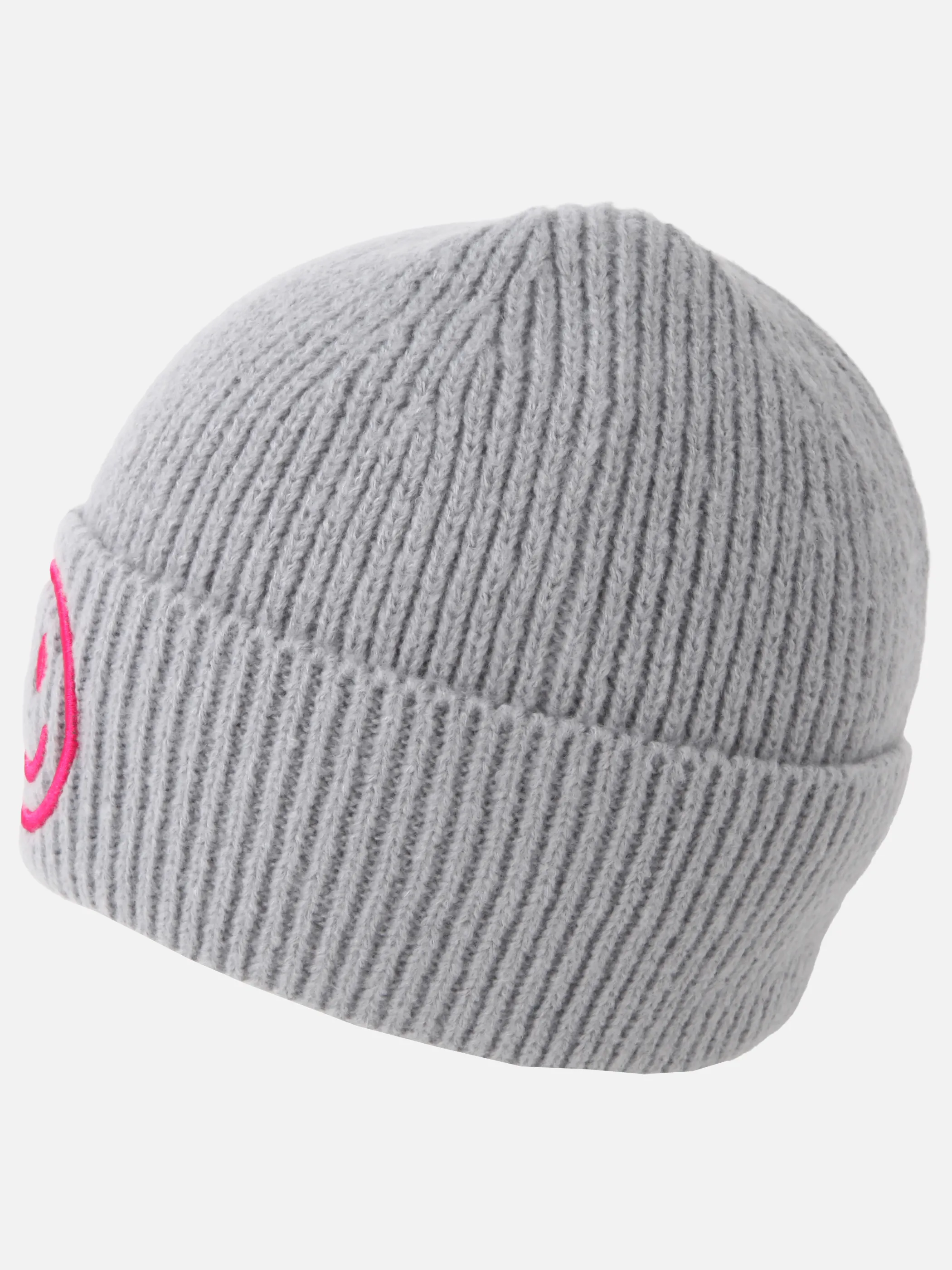 IX-O Da-Mütze m. Smiley Silber 933444 HELLGRAU 2