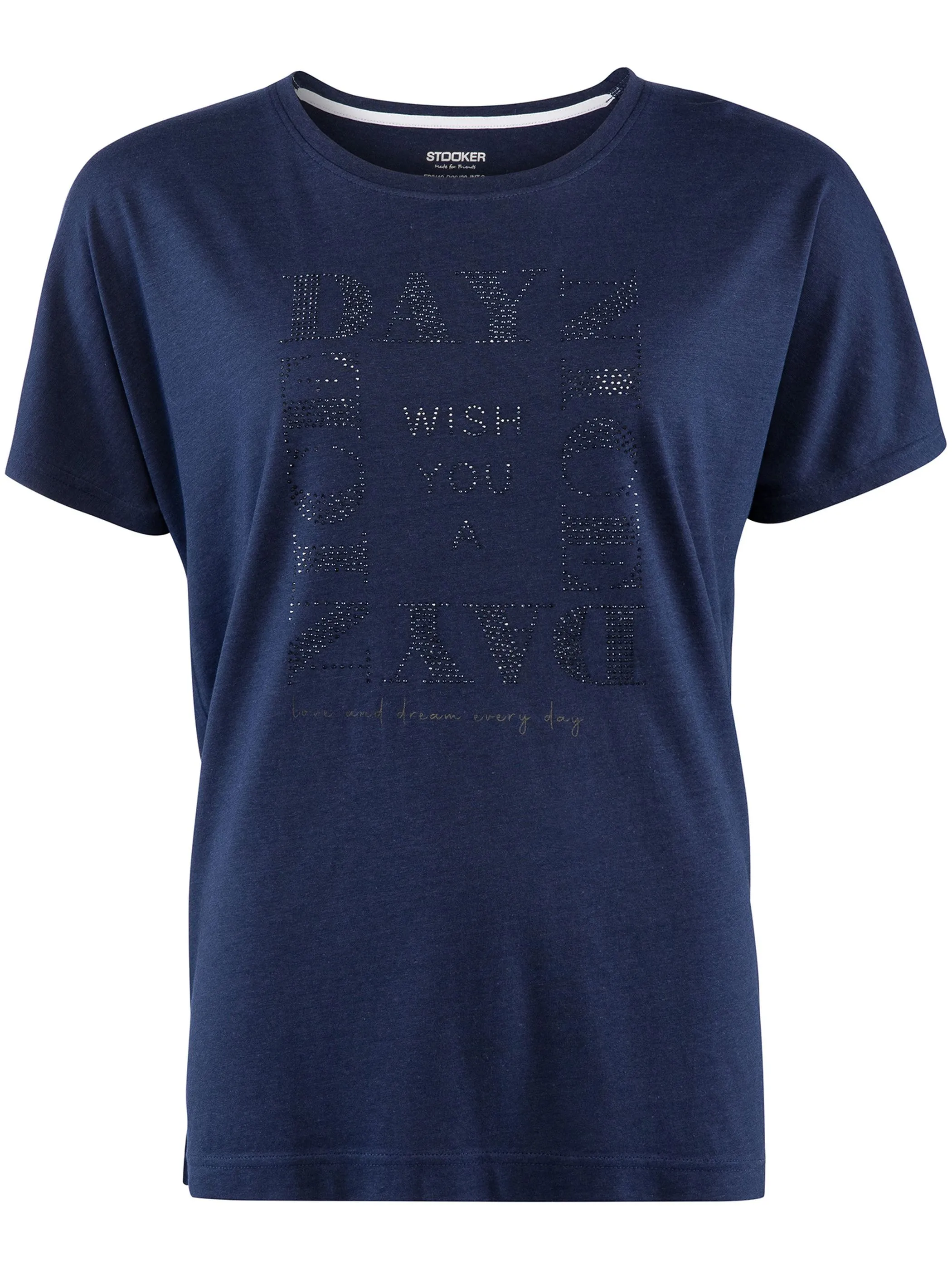 Stooker DOB 23130010004644 Da. T-Shirts / Marine 911341 4644 4