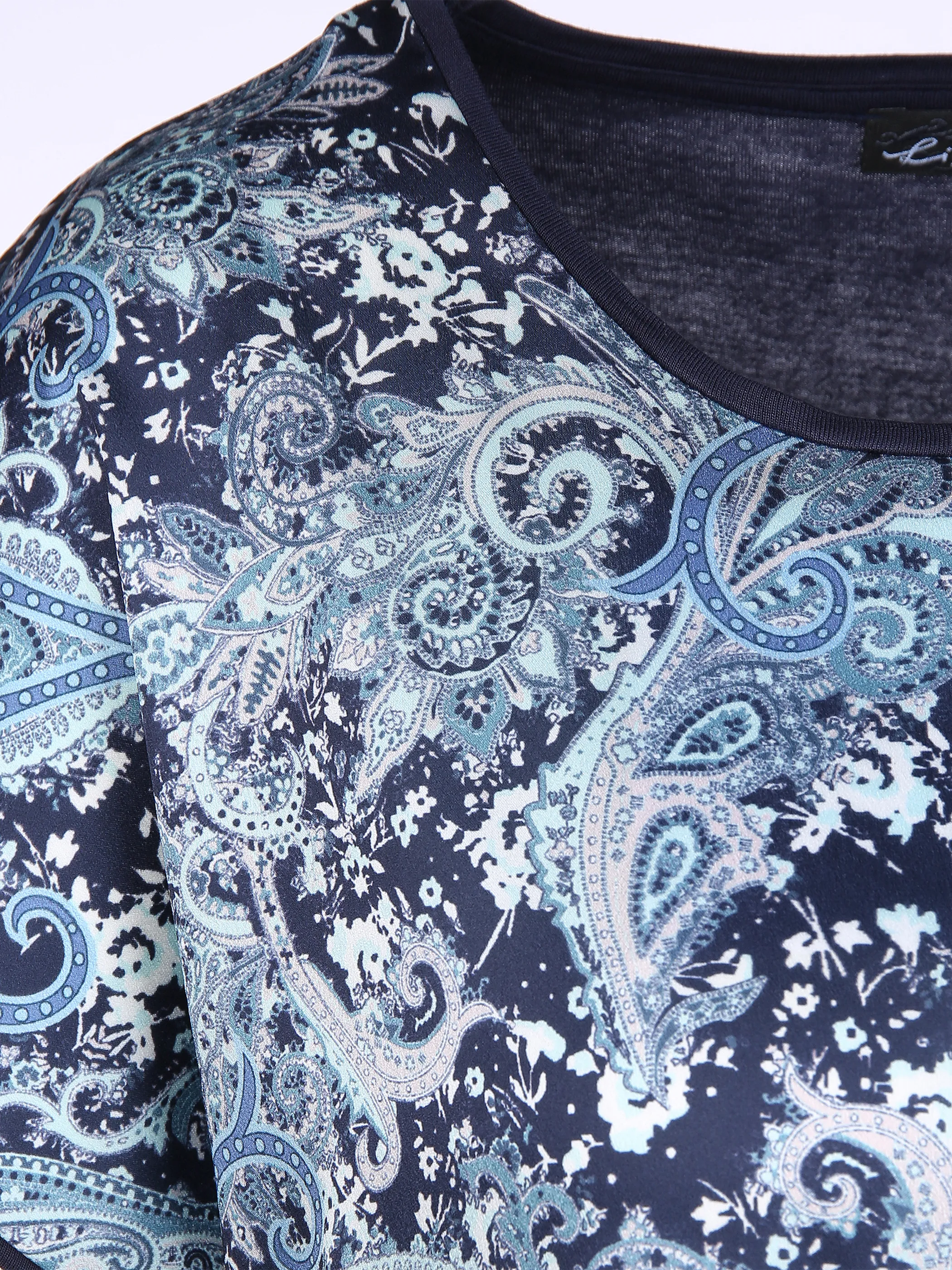 Lisa Tossa Da-Materialmixshirt Paisleydru Blau 851093 MARINE/SAL 3 Lisa Tossa Da-Materialmixshirt Paisleydru Blau 851093 MARINE/SAL 3