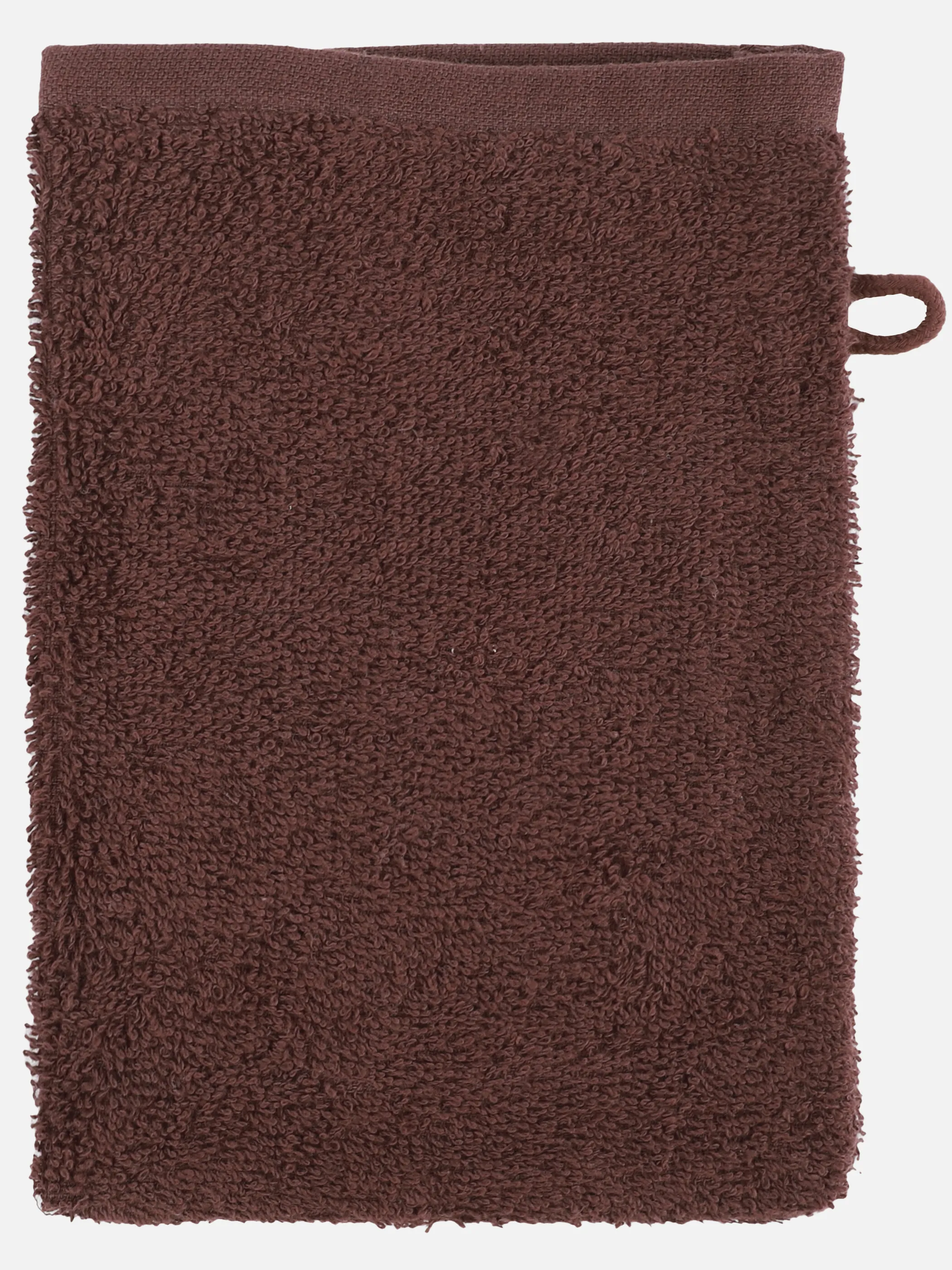 Dream House Waschhandschuh uni 16x21 Braun 919676 CHOCOLETA 2