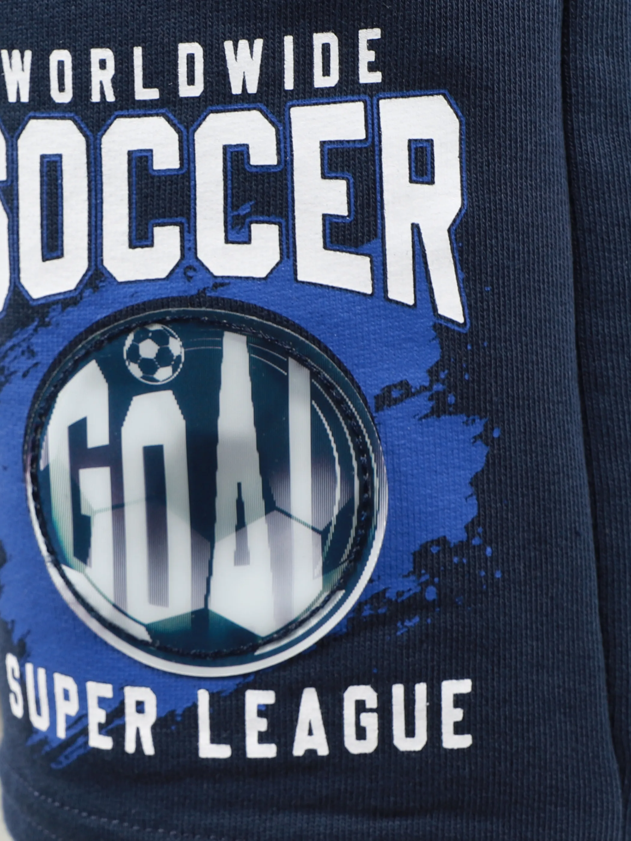 One Way KJ Shorts mit Fußball Motiv in Blau Blau 924899 BLAU 4