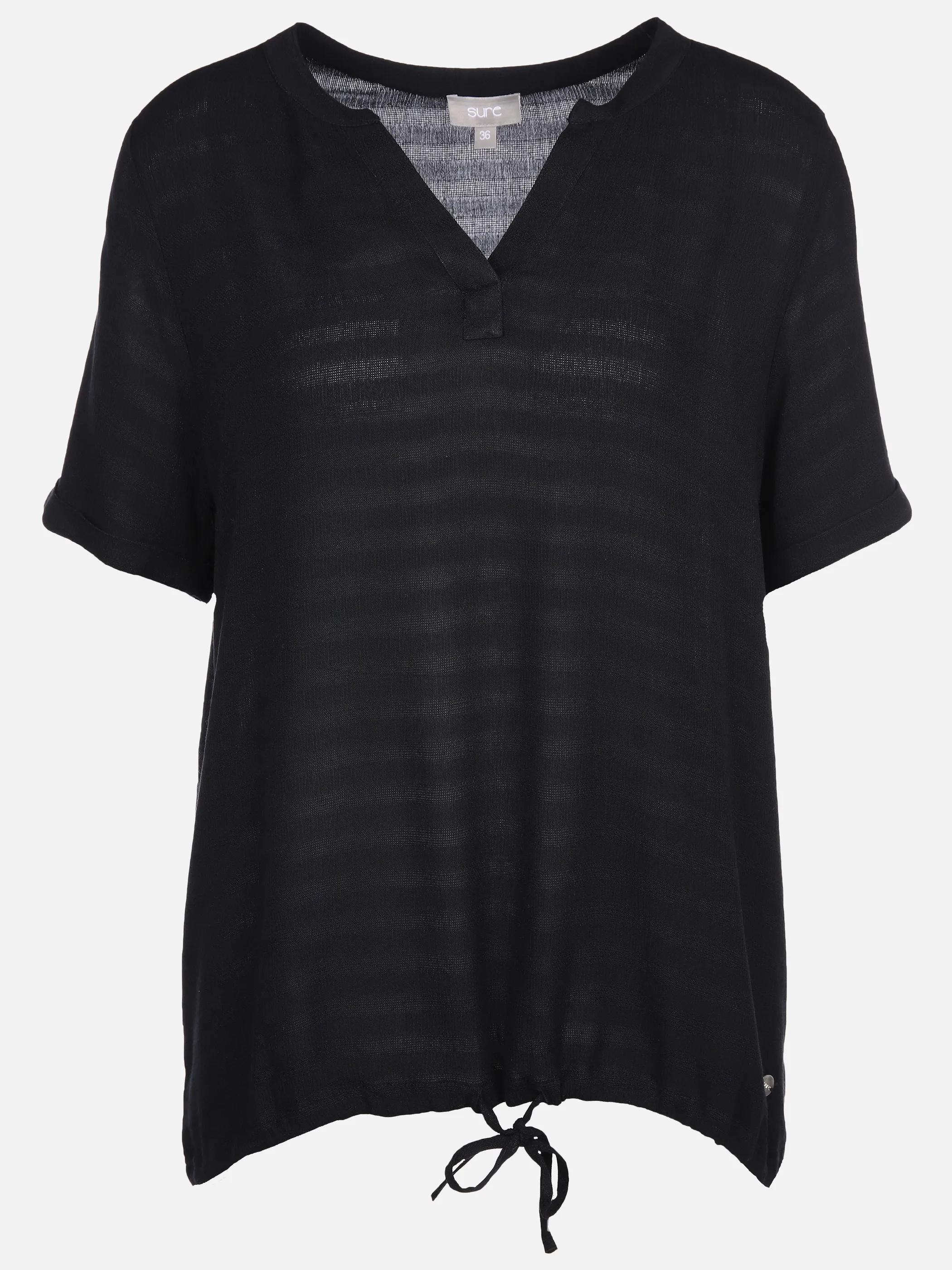 Sure Da-Bluse 1/2 Arm Schwarz 890202 BLACK 1