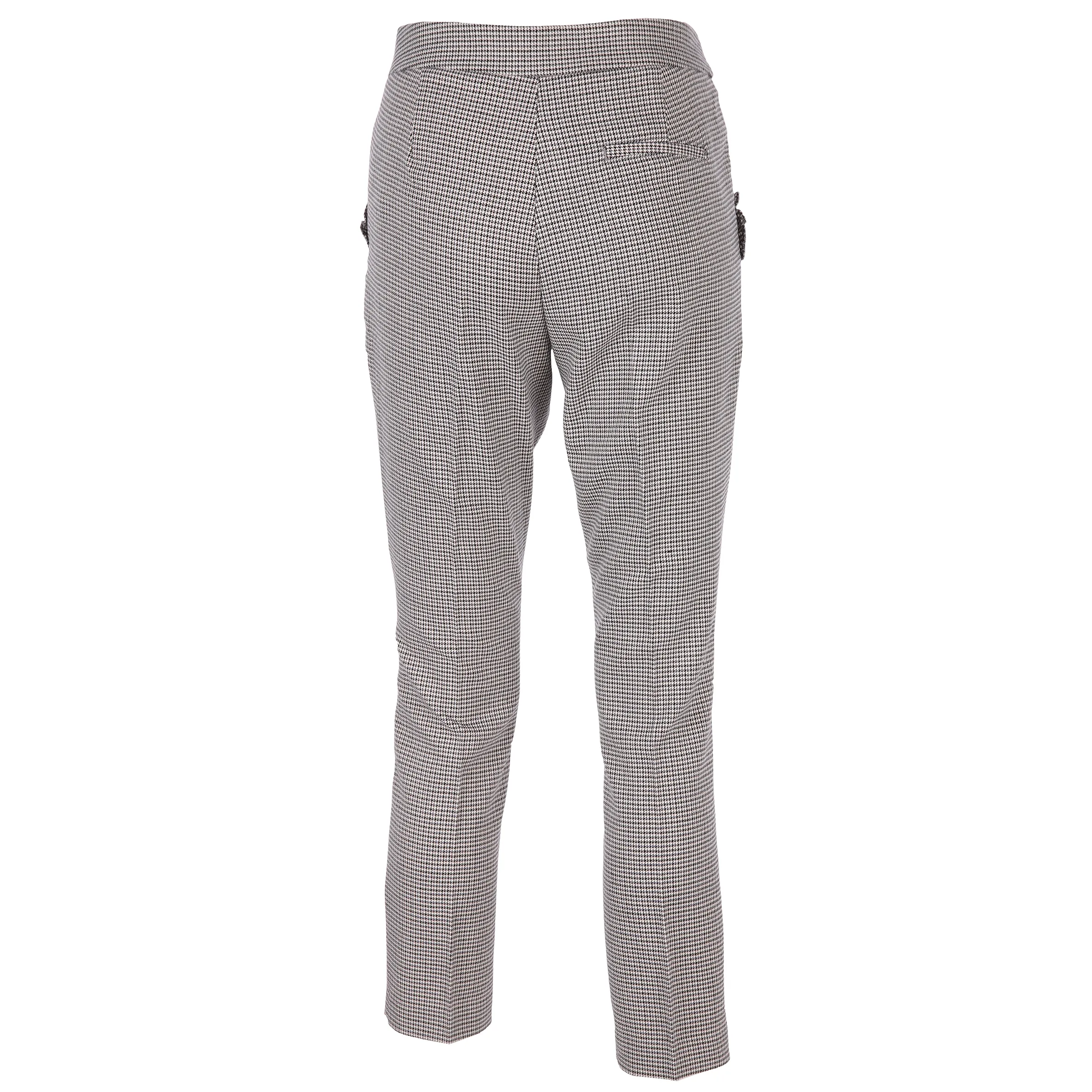 IX-O YF-Da-Hose checker/pepita Weiß 817675 BEIGE/SCHW 2