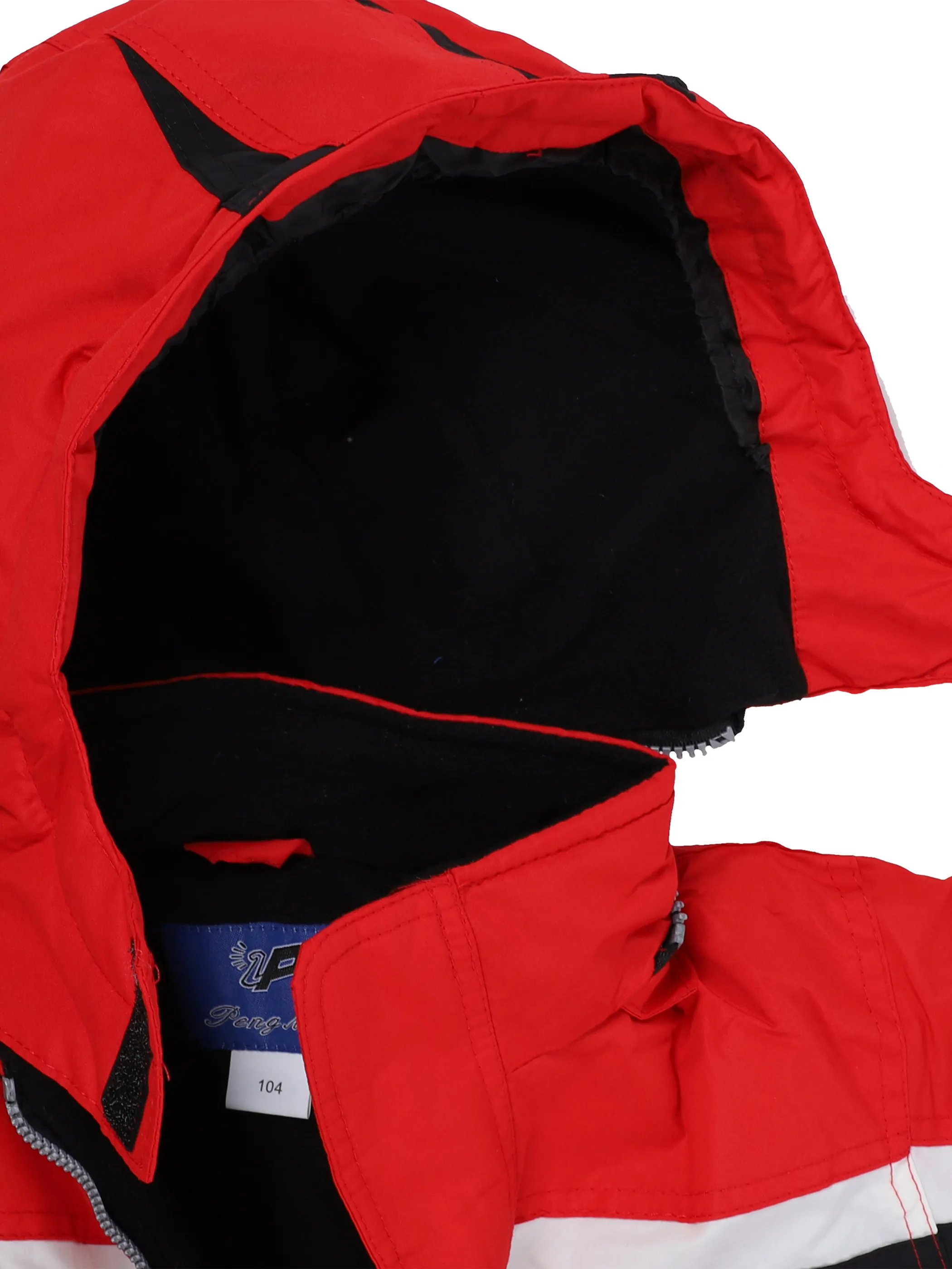 Peng Ming Ki-Skianzug mit Kapuze Rot 863553 ROT/SCHWAR 3 Peng Ming Ki-Skianzug mit Kapuze Rot 863553 ROT/SCHWAR 3
