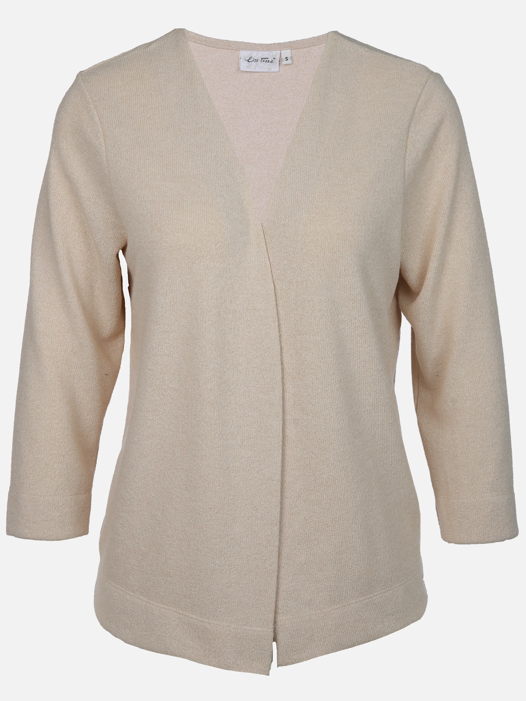 Lisa Tossa Da-Cardigan in Boucle-Optik Weiß 906583 OFFWHITE 1