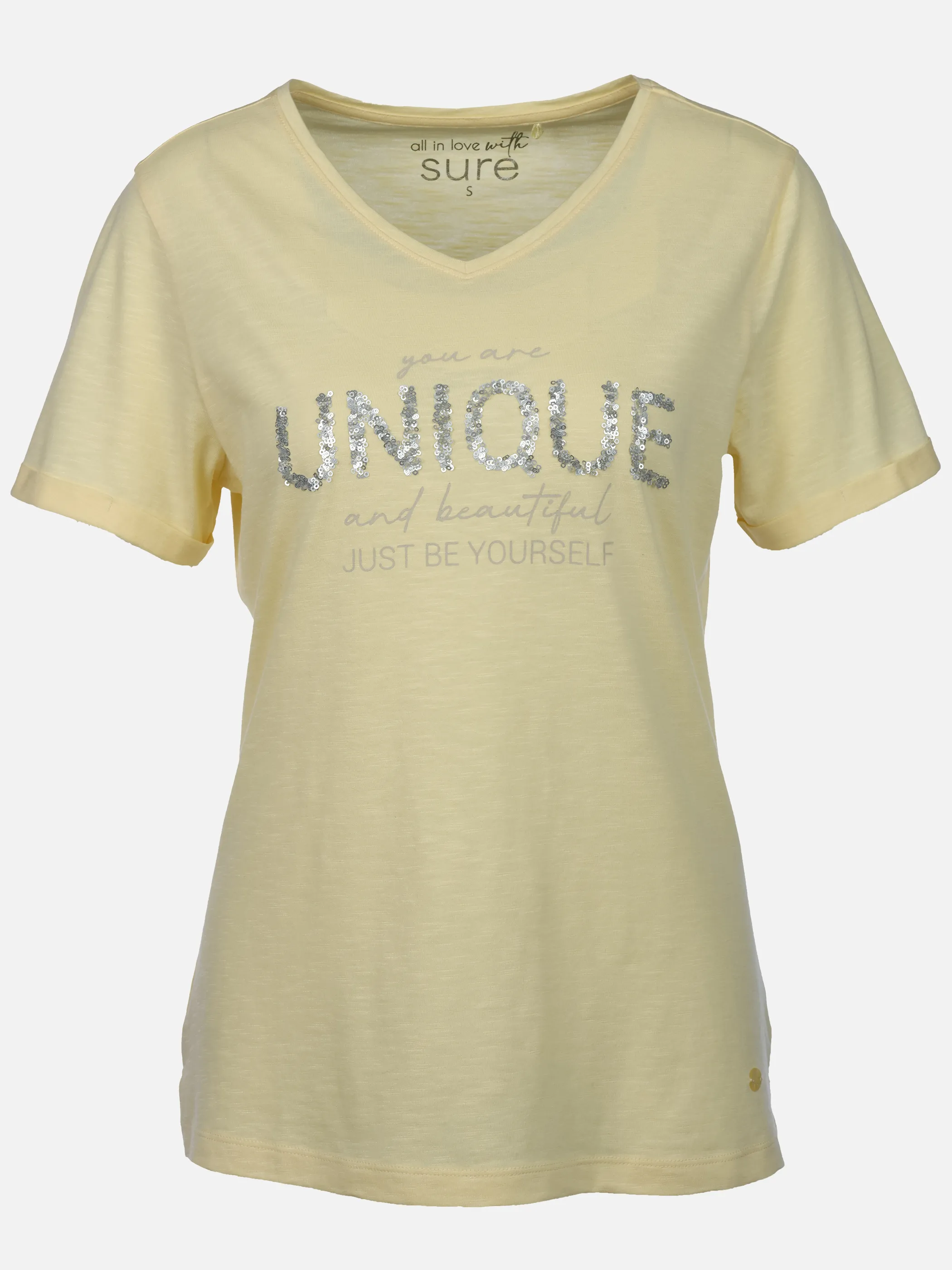 Sure Da-T-Shirt "Unique" Gelb 922323 YELLOW 1