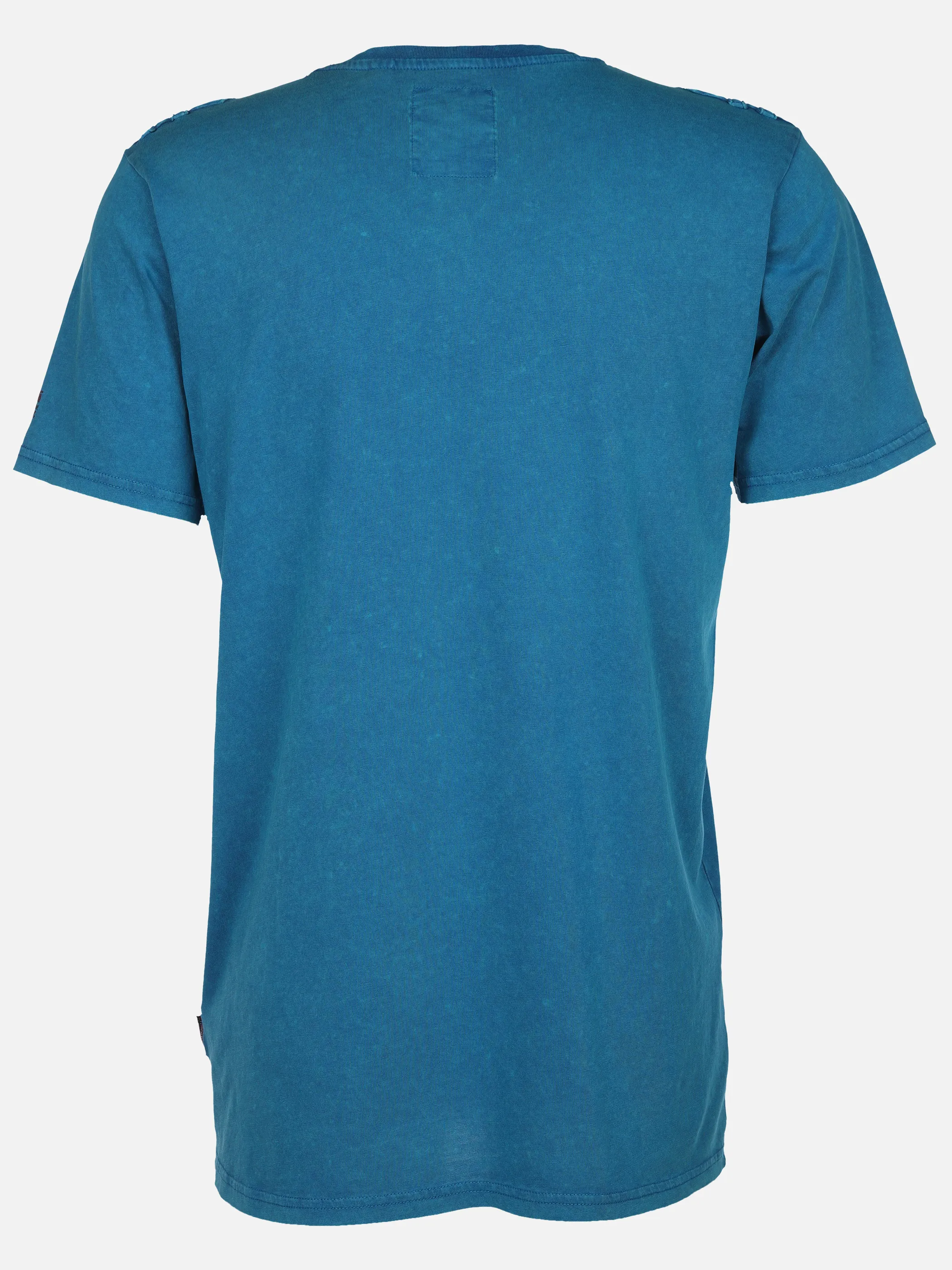 Southern Territory He. Henleyshirt 1/2 Arm washer Blau 905108 OCEAN 2