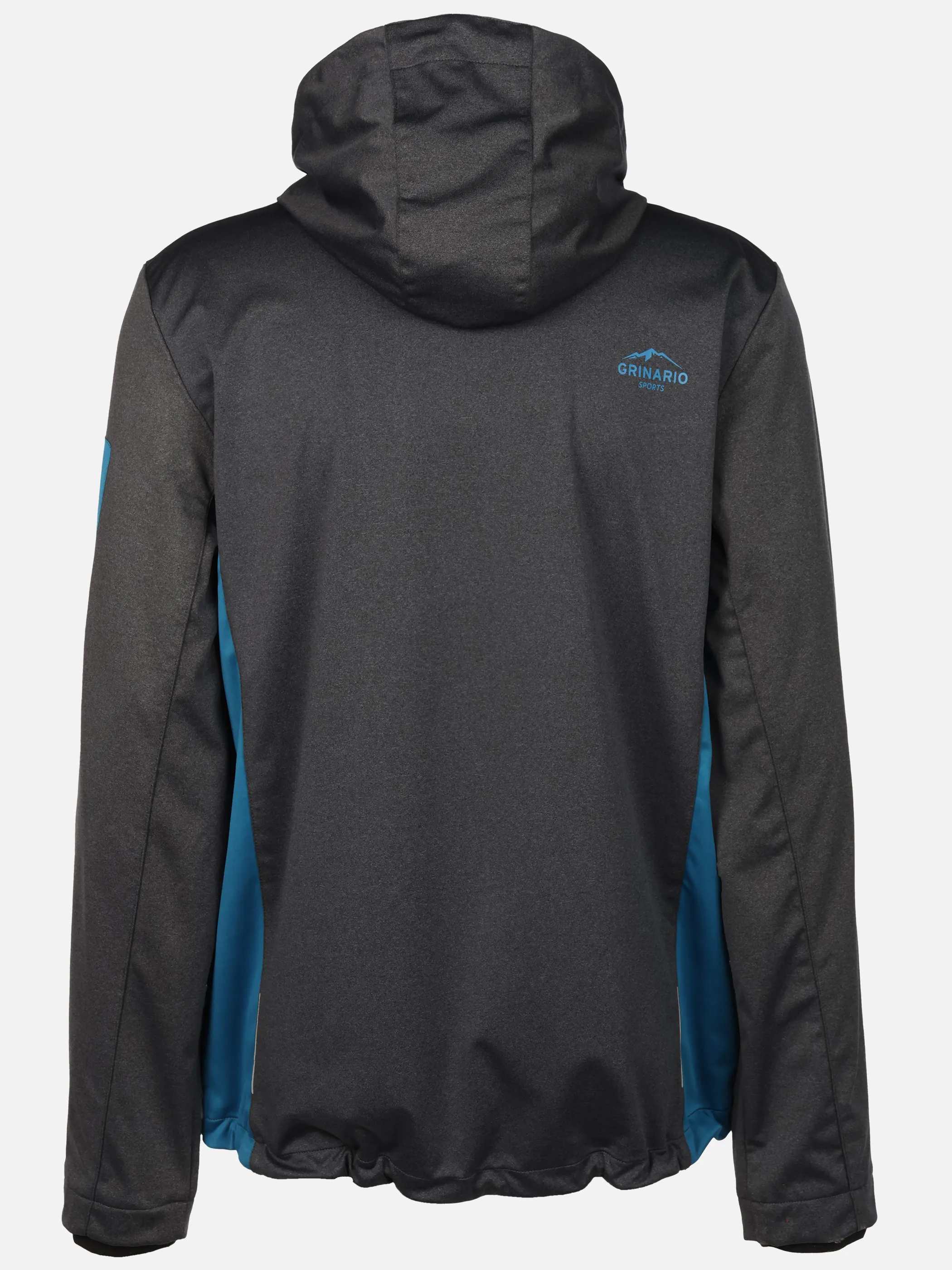 Grinario Sports He-Softshelljacke light, m. abnehm. Kapuze, Grau 921005 ANTHRA 2