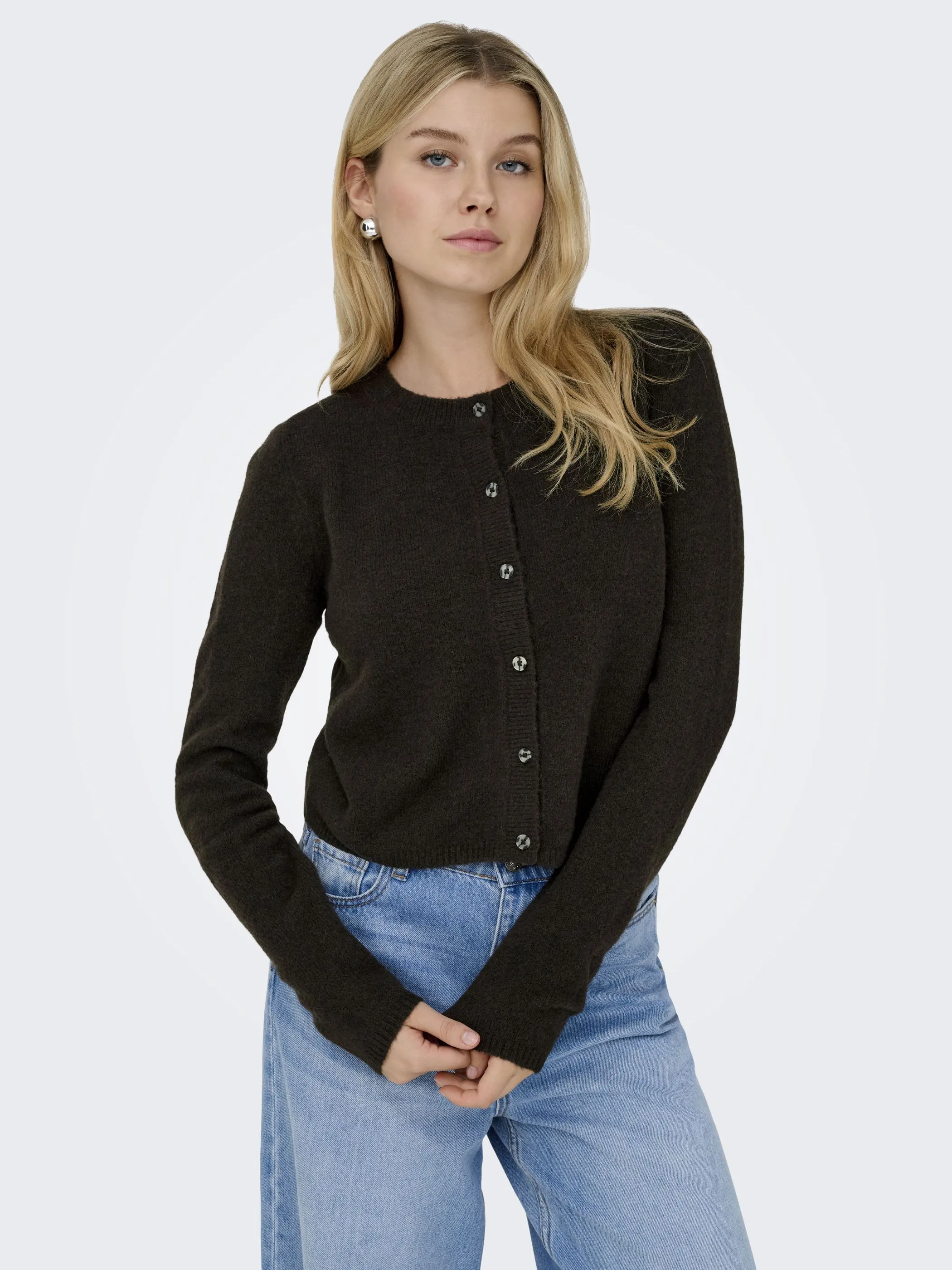 JDY 15330581 JDYCHLOE L/S CARDIGAN Braun 930751 244915001 1