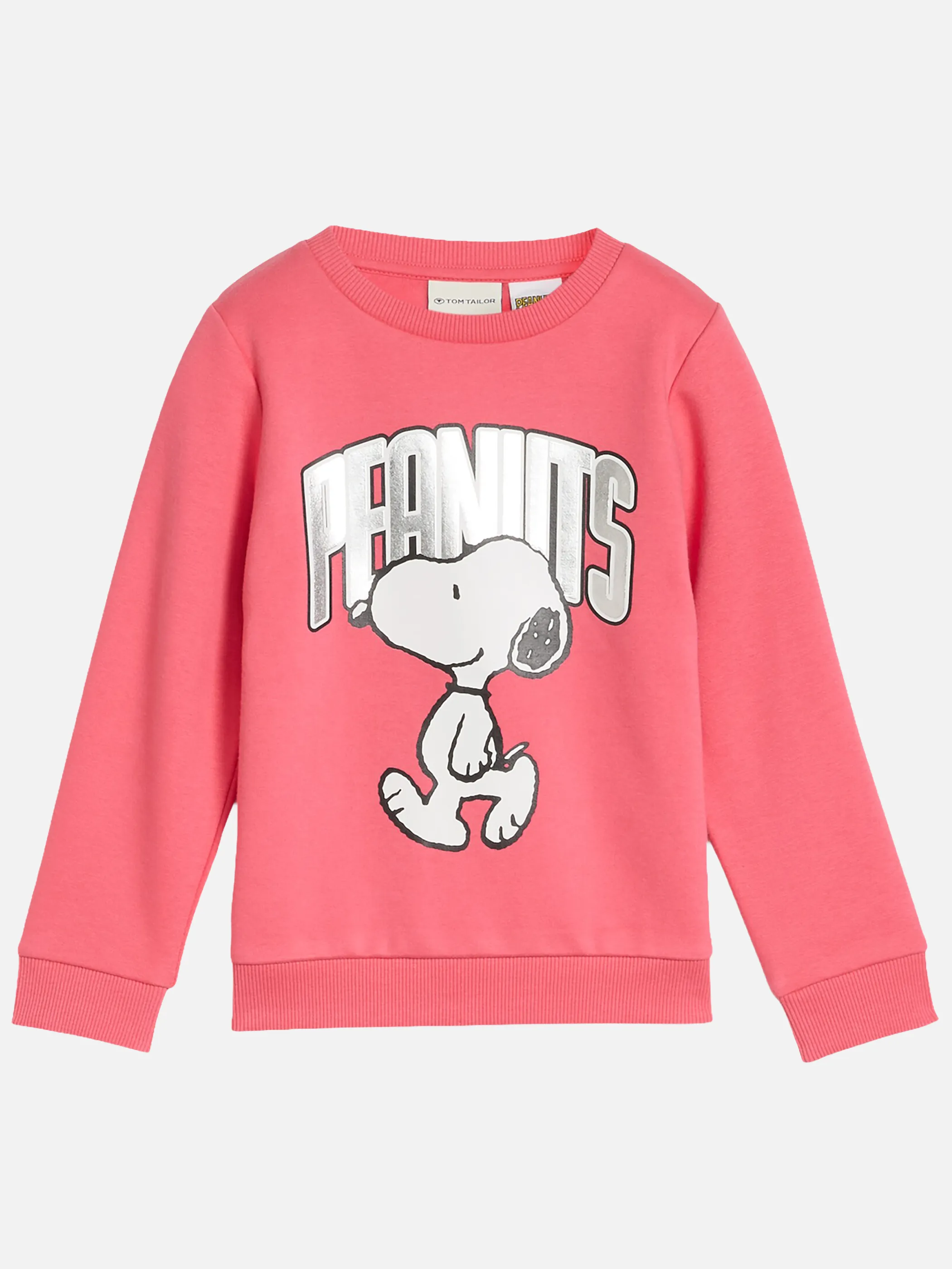 Tom Tailor 1051691 Peanuts printed sweats Pink 934390 32123 1