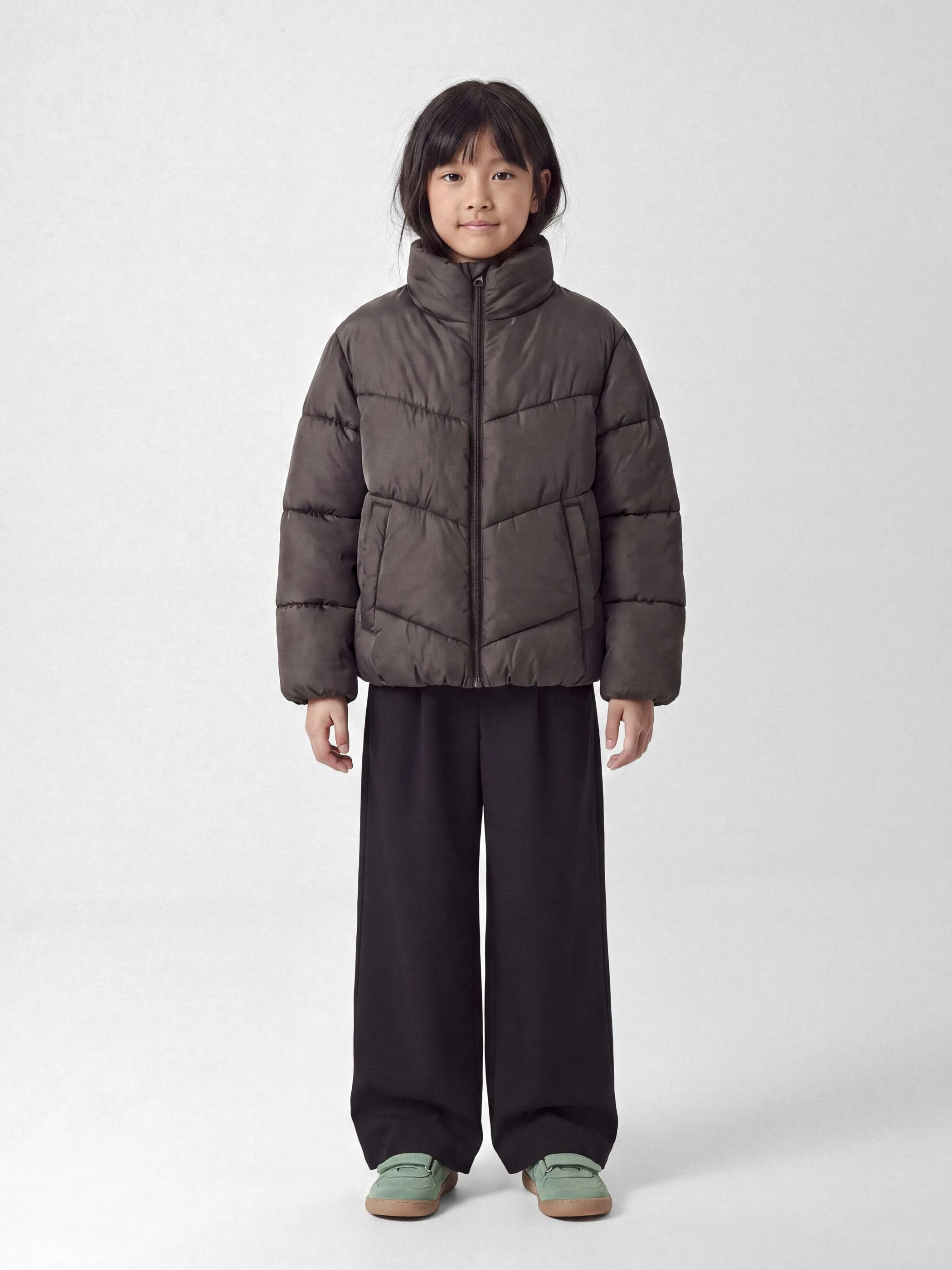 name it 13261802 NKFFORTY PUFFER JACKET Braun 931271 230880 5
