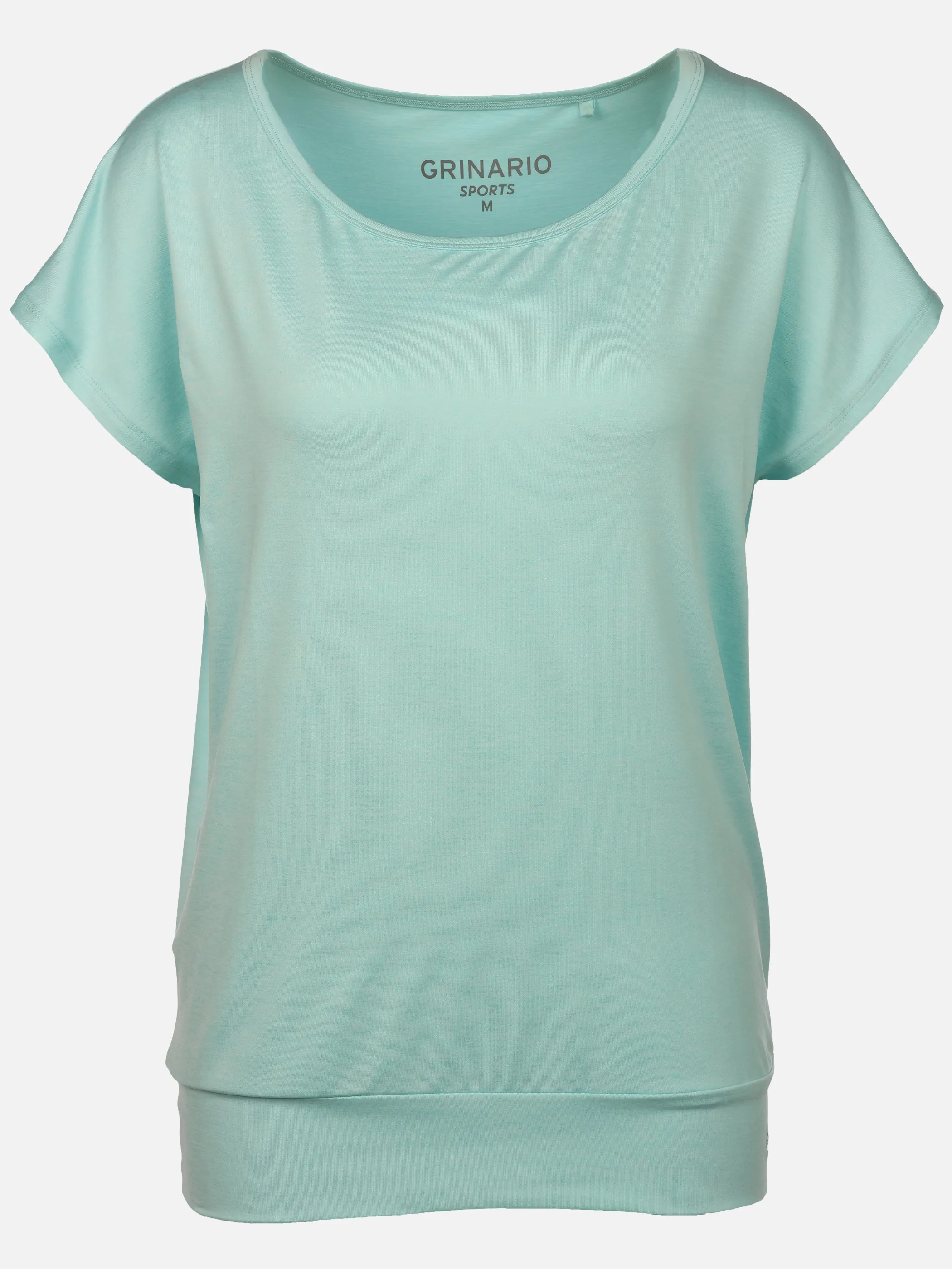 Grinario Sports Da-Sport Shirt, m. weiter Schulter u. breitem Bund Blau 921227 LIGHT BLUE 1