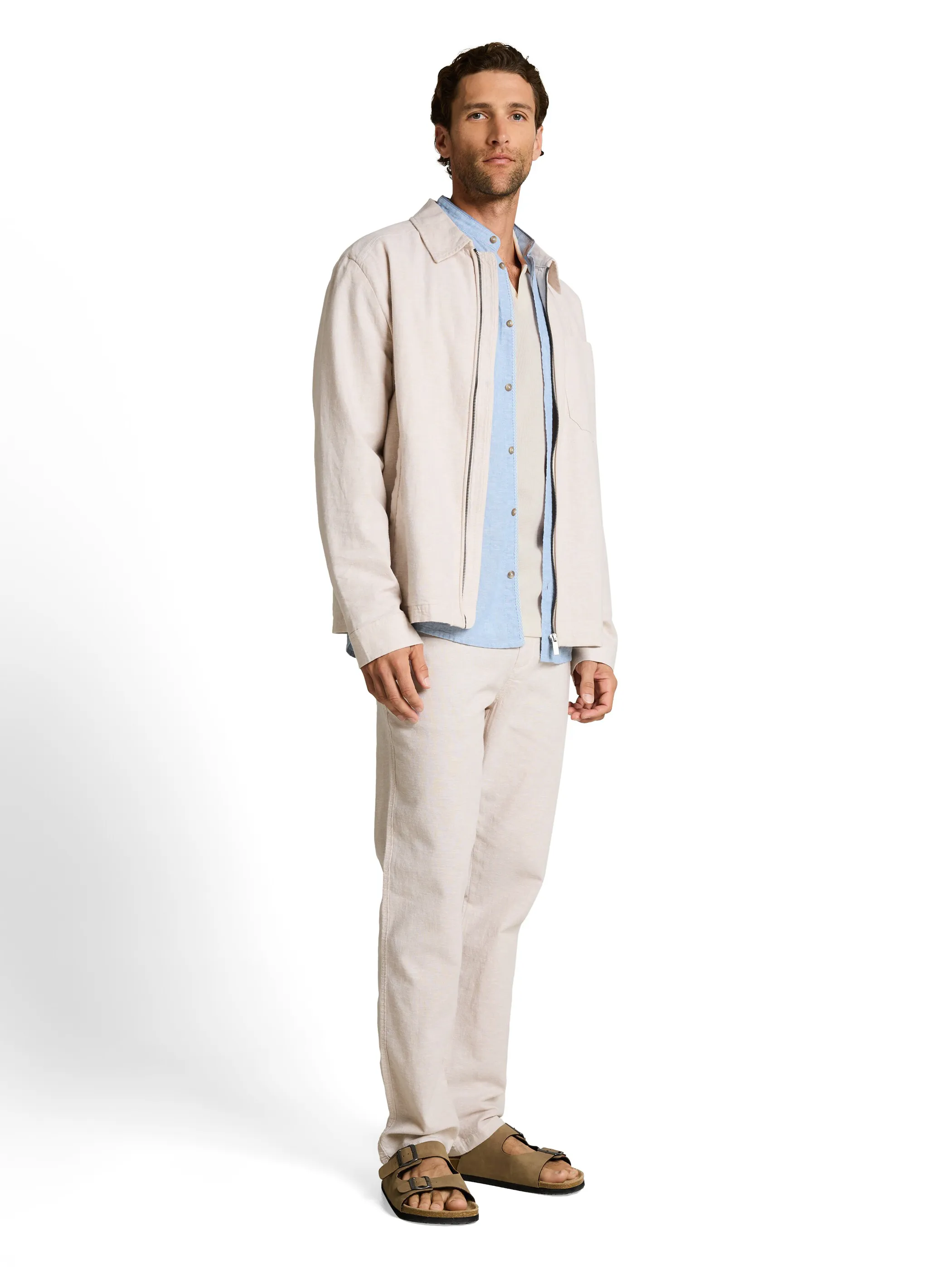 Tom Tailor 1050198 garment dye resort collar polo Weiß 922113 10348 1