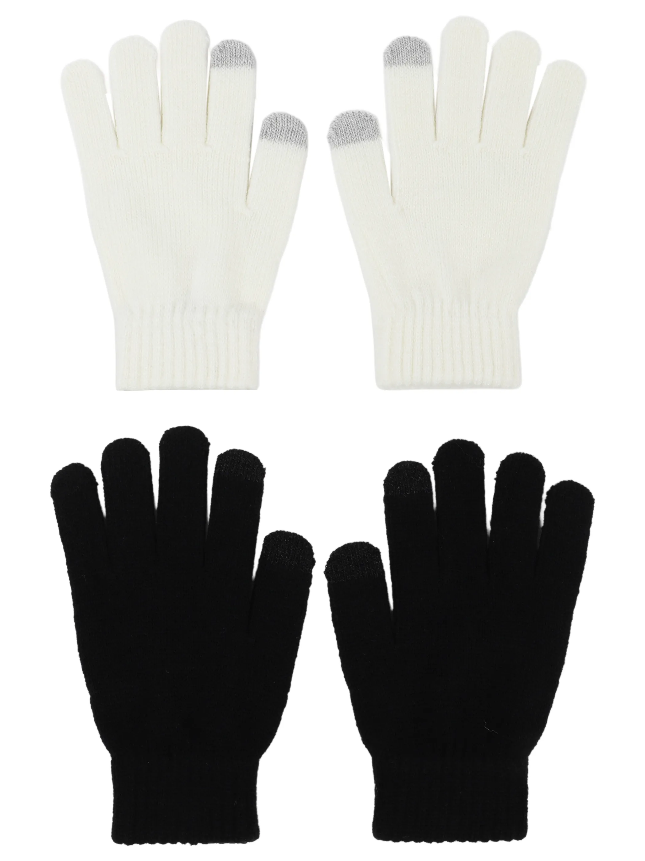 One Way Teener-Handschuhe 2er Pack Schwarz 930752 SW/OFFW 1