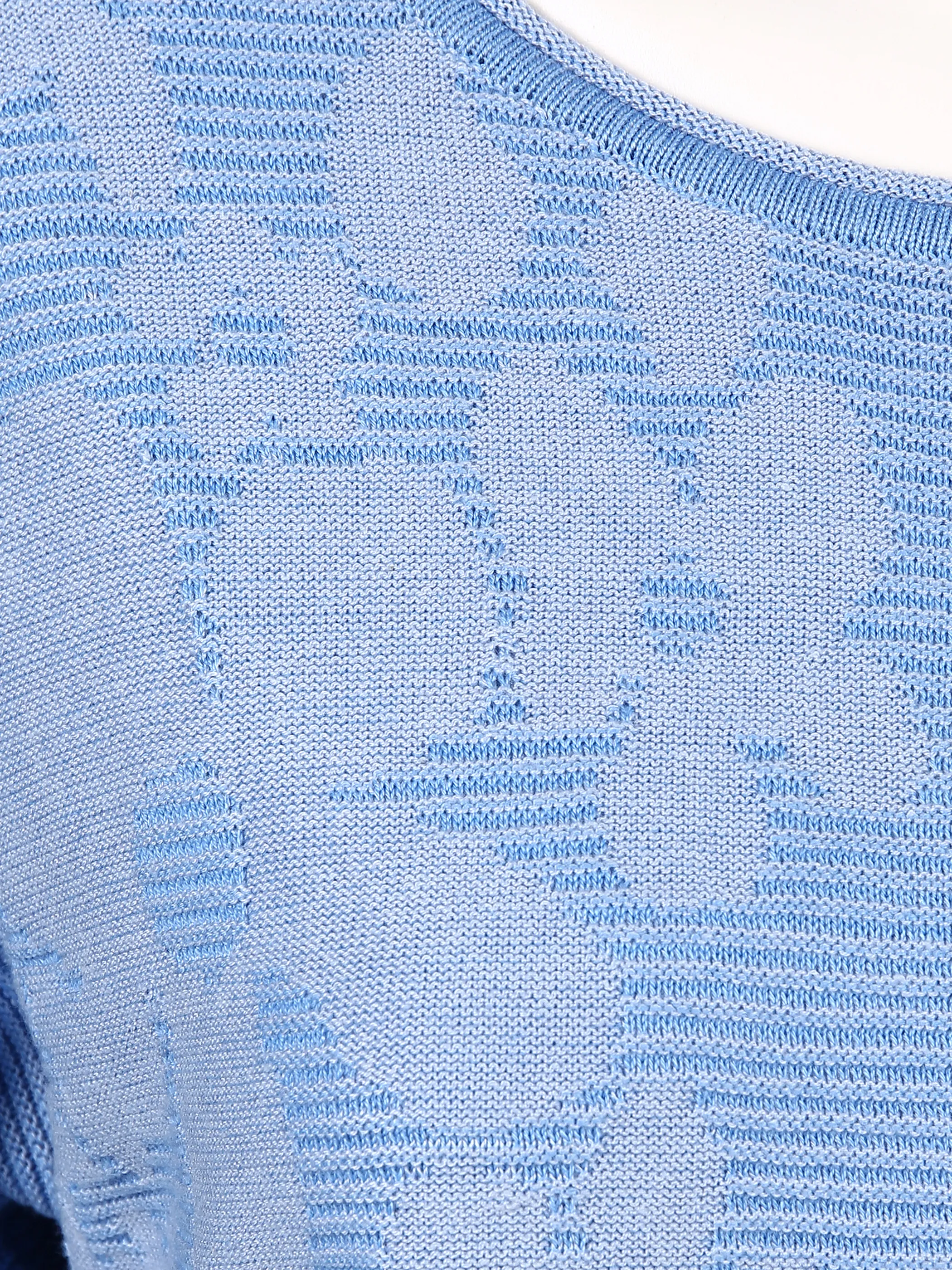 Sure Da-Rundhals-Pullover Blau 830498 MID BLUE 3