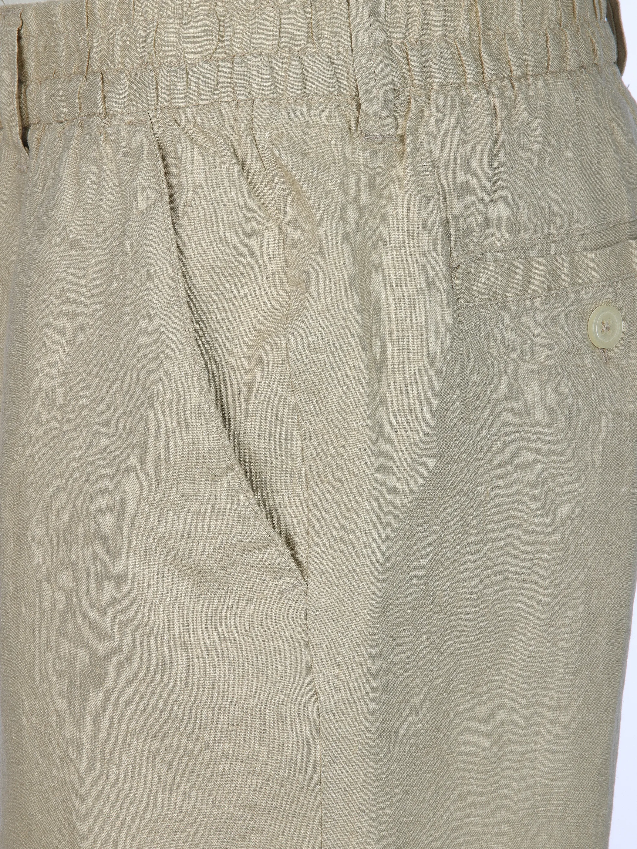 IX-O YF He Leinen Short Beige 908817 BEIGE 4