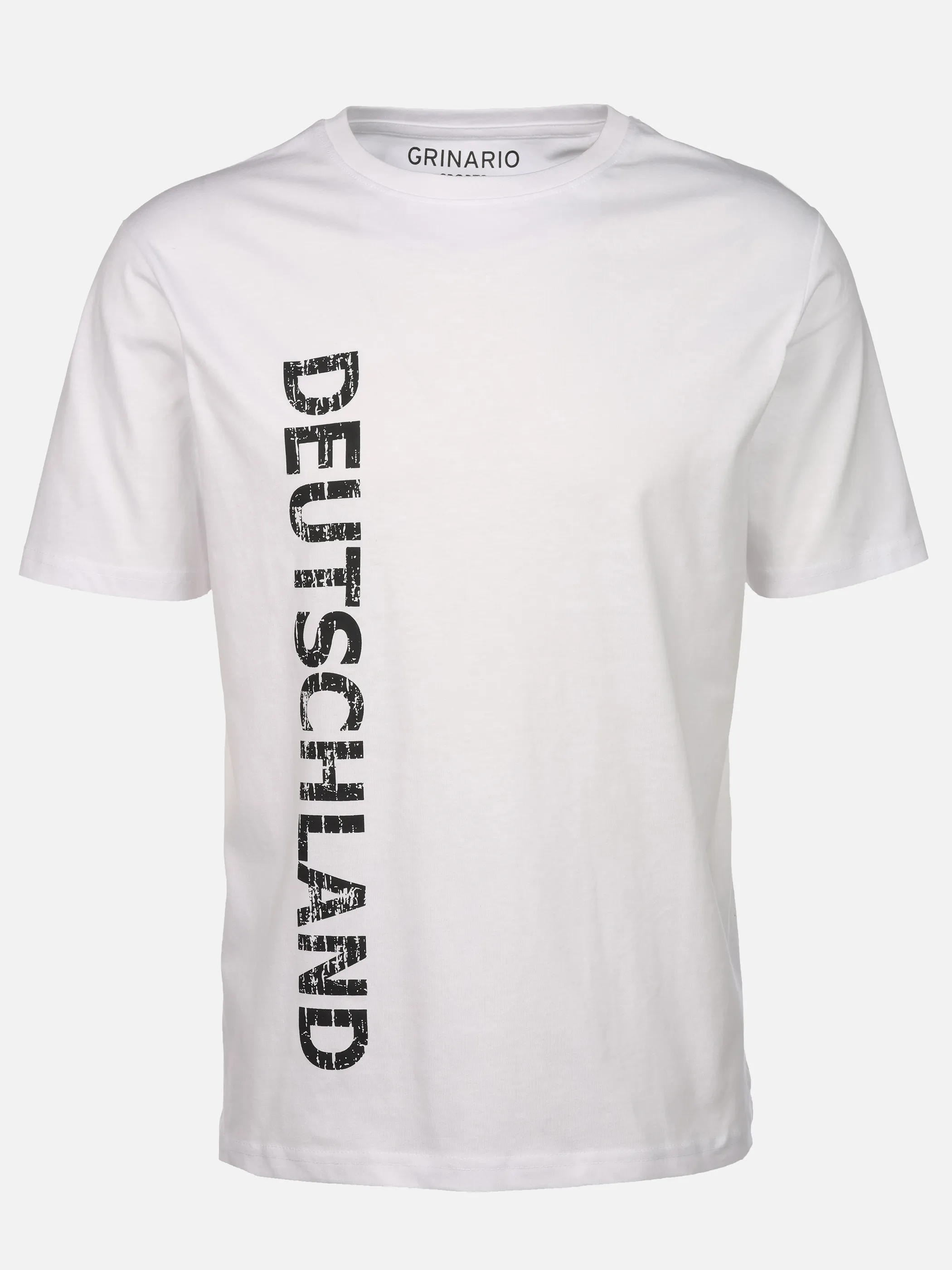Grinario Sports Unisex Fan-T-Shirt, Germany Weiß 927475 WHITE GER 1