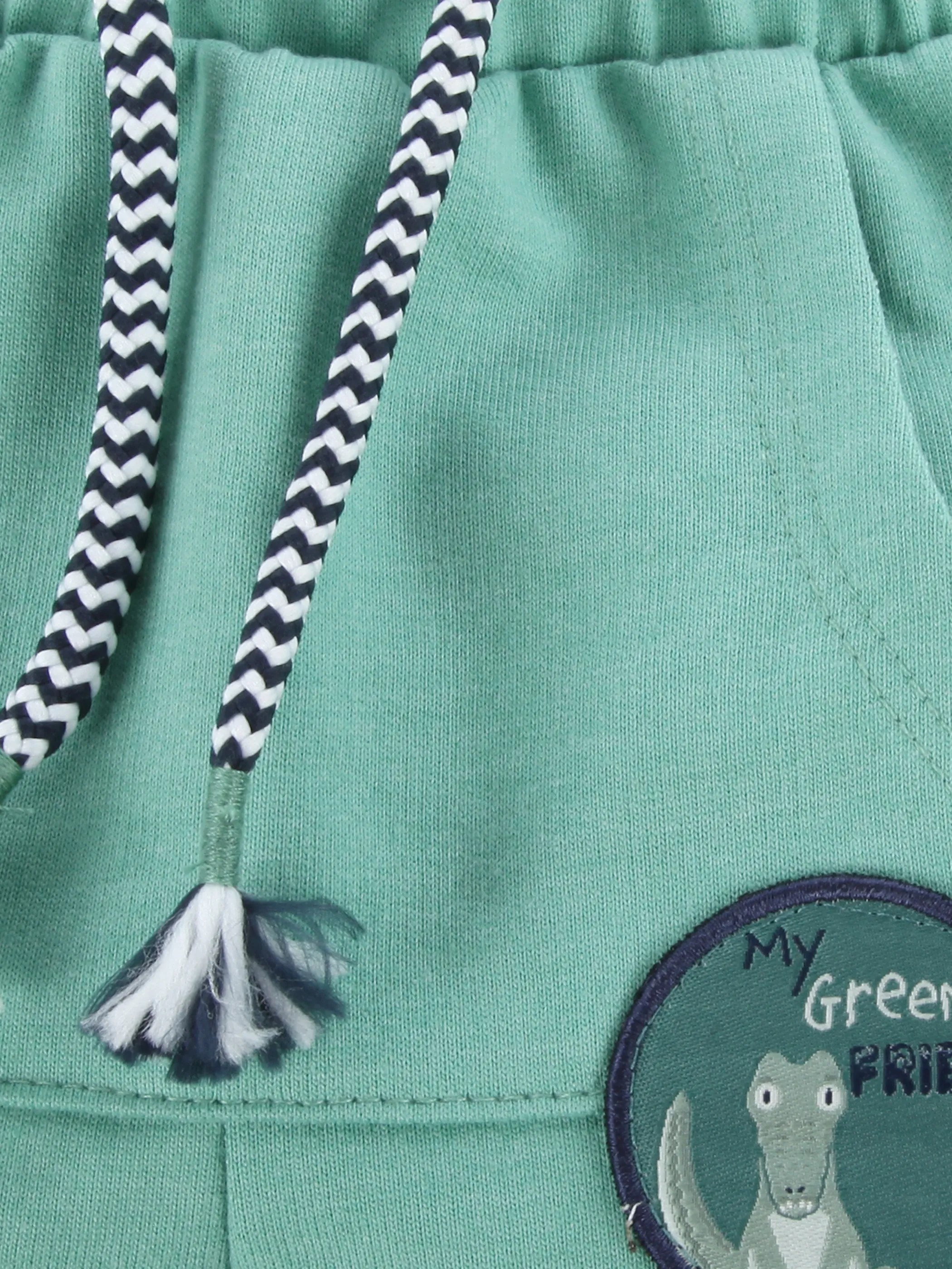 Bubble Gum BJ Sweatshorts mit Kängurutasche Grün 875554 GRÜN 3 Bubble Gum BJ Sweatshorts mit Kängurutasche Grün 875554 GRÜN 3