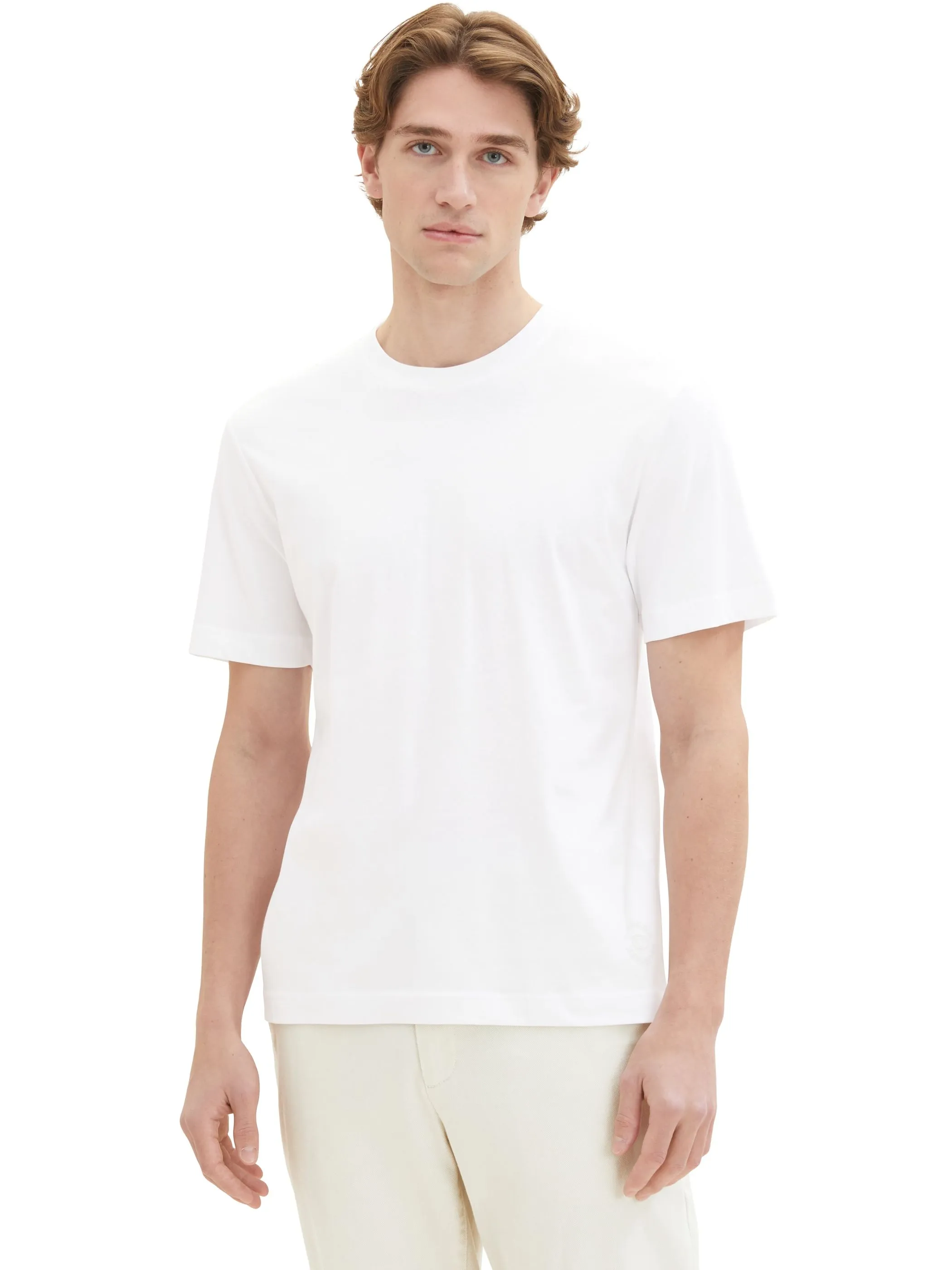 Tom Tailor 1037741 NOS double pack crew neck tee Weiß 887497 20000 5 Tom Tailor 1037741 NOS double pack crew neck tee Weiß 887497 20000 5