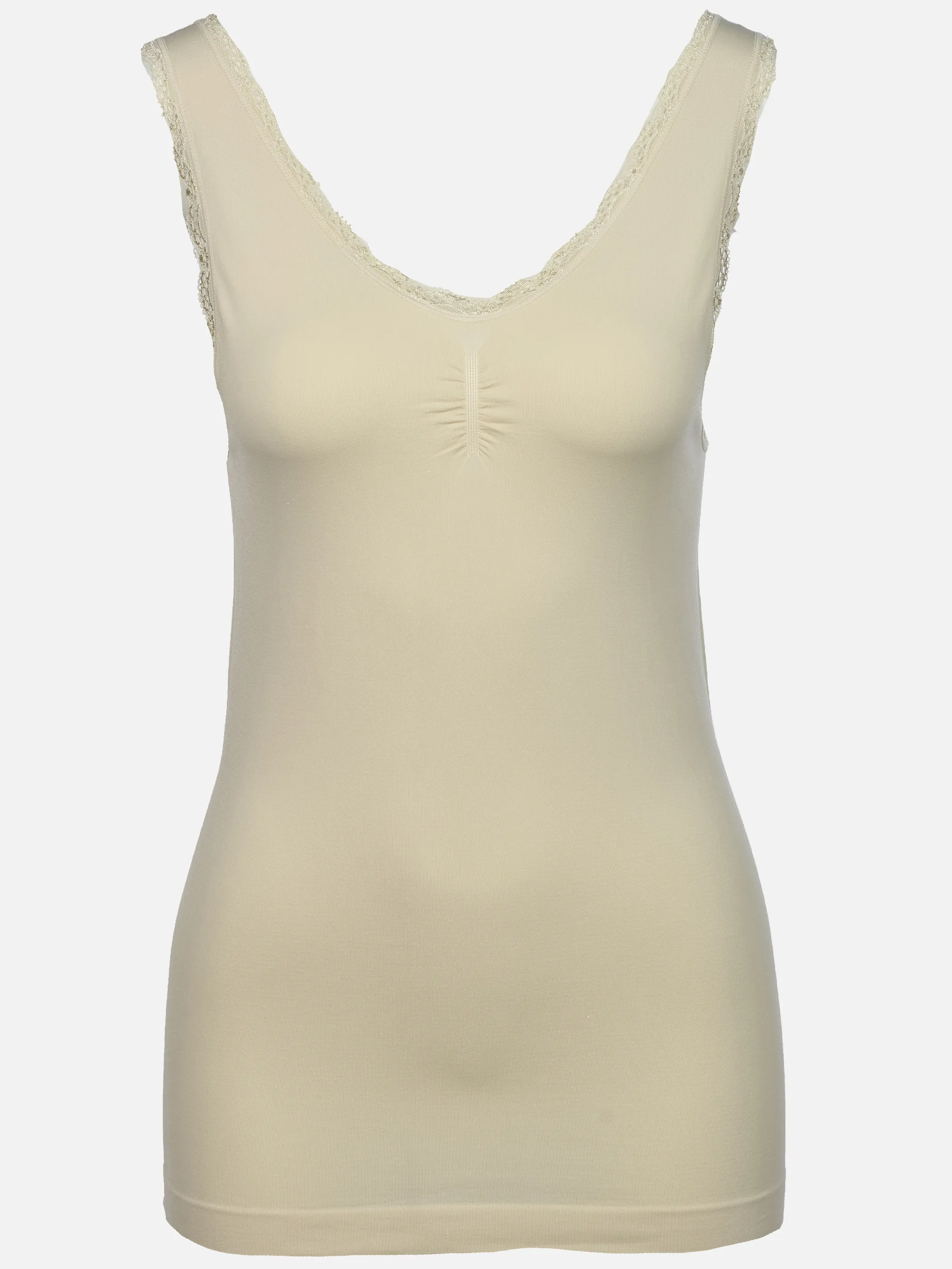 Sure Da Trägerhemd Seamless mit Spi Beige 932065 BEIGE 1