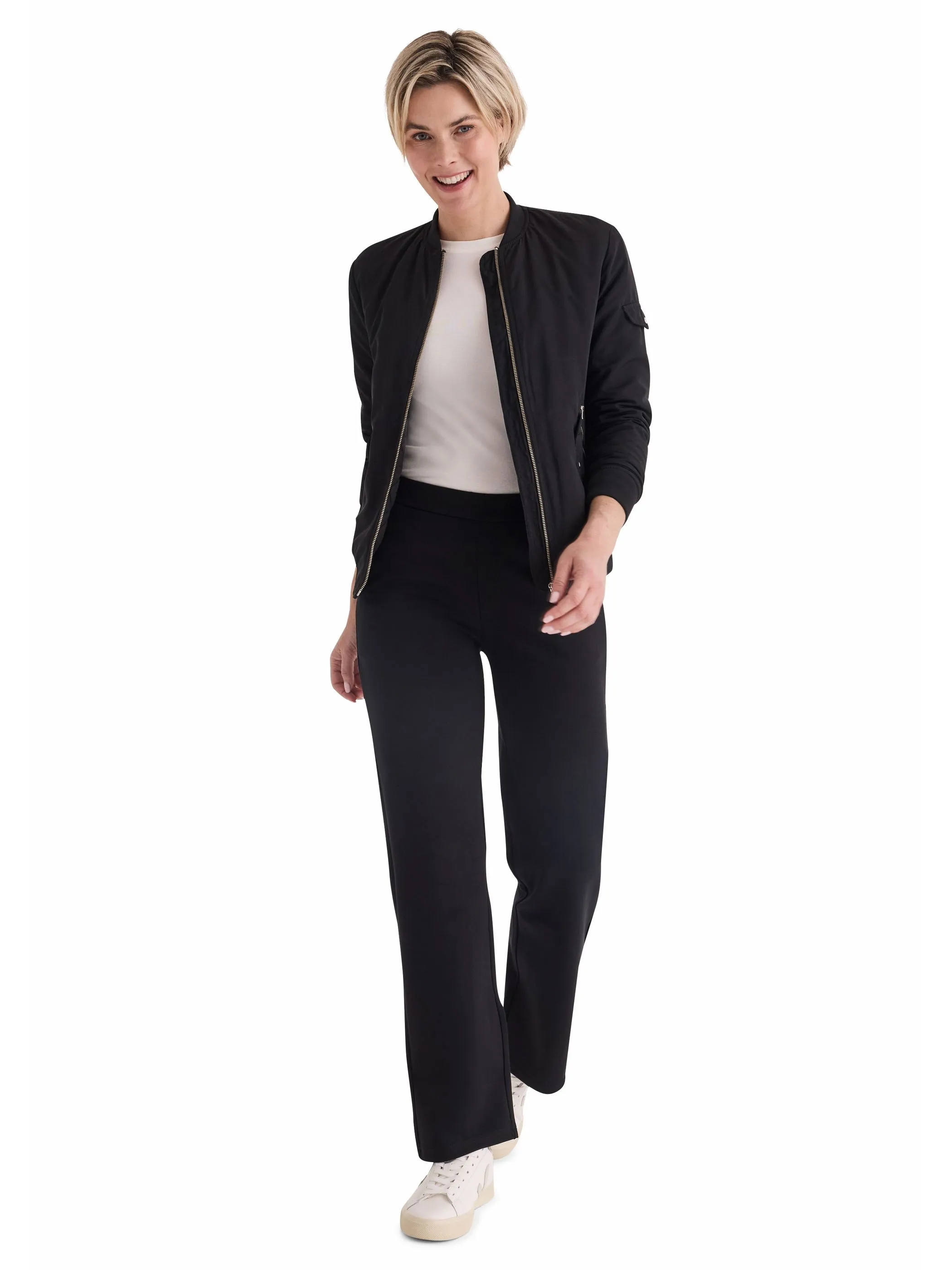 Stooker DOB 22410010006999 Da. Hosen lang, Schwarz 919882 6999 1