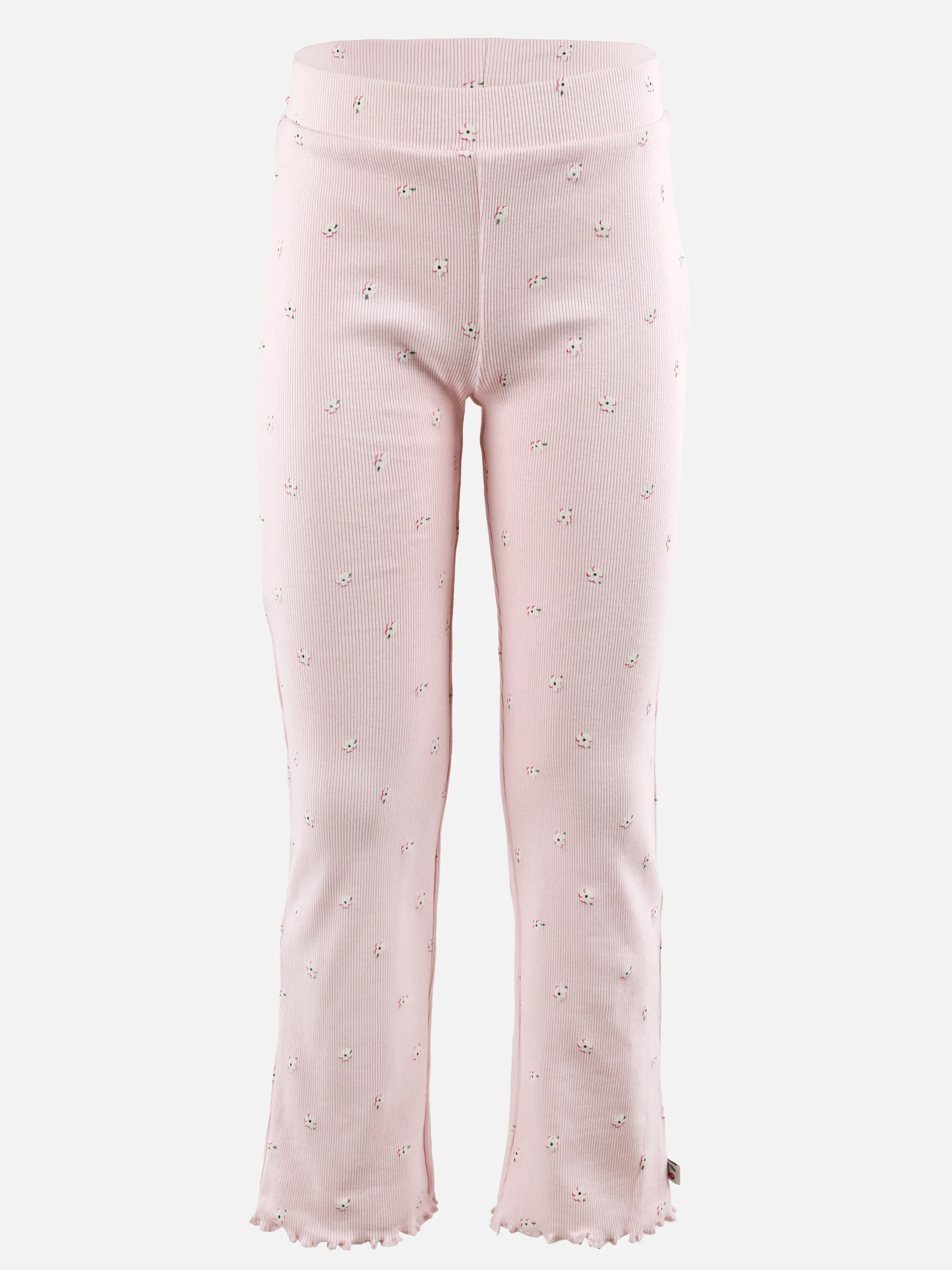 Bubble Gum KM Ripp-Leggings mit kleinen Blumen AOP in rosa Rosa 906732 ROSA 1
