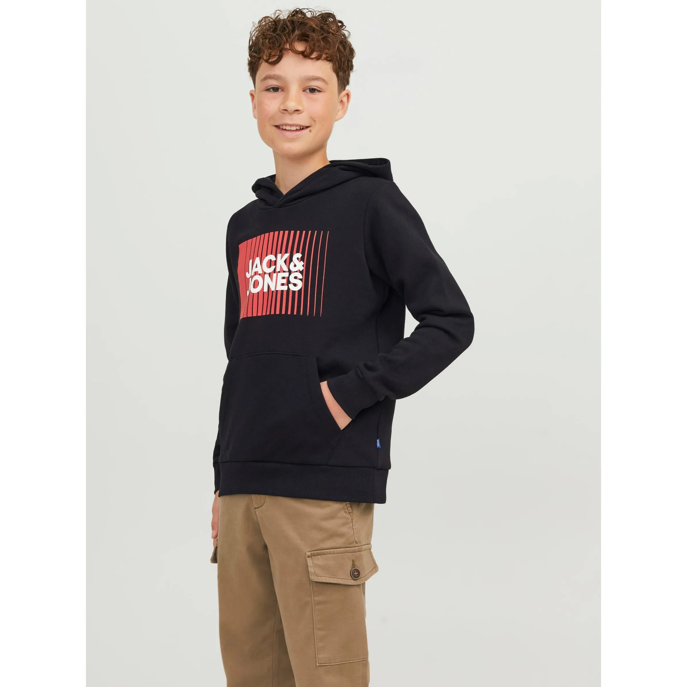 Jack&Jones Junior 12237459 JJECORP LOGO SWEAT HO Schwarz 879585 178012 5 Jack&Jones Junior 12237459 JJECORP LOGO SWEAT HO Schwarz 879585 178012 5