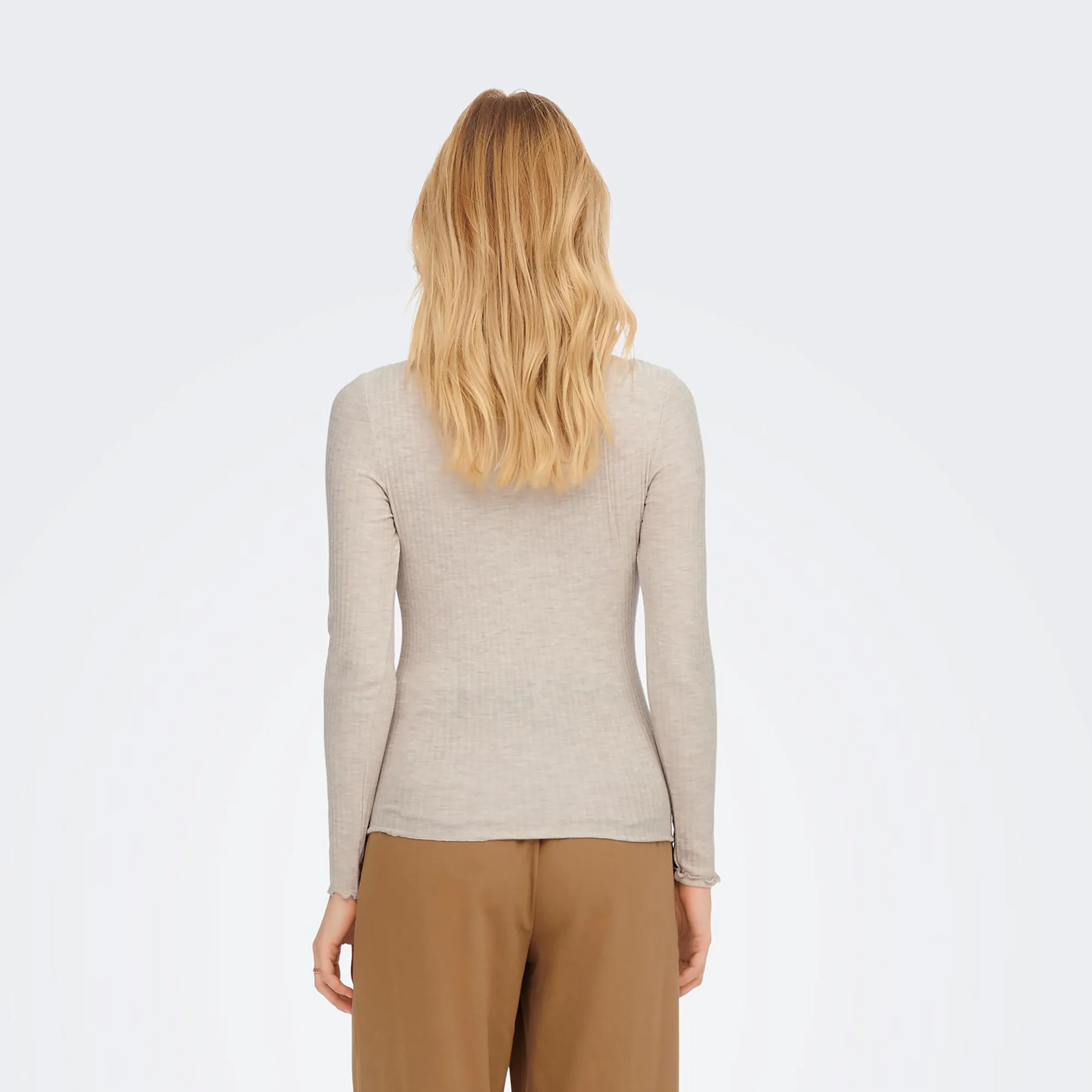 Only 15180040 ONLEMMA L/S HIGH NECK Grau 824110 189959001 4