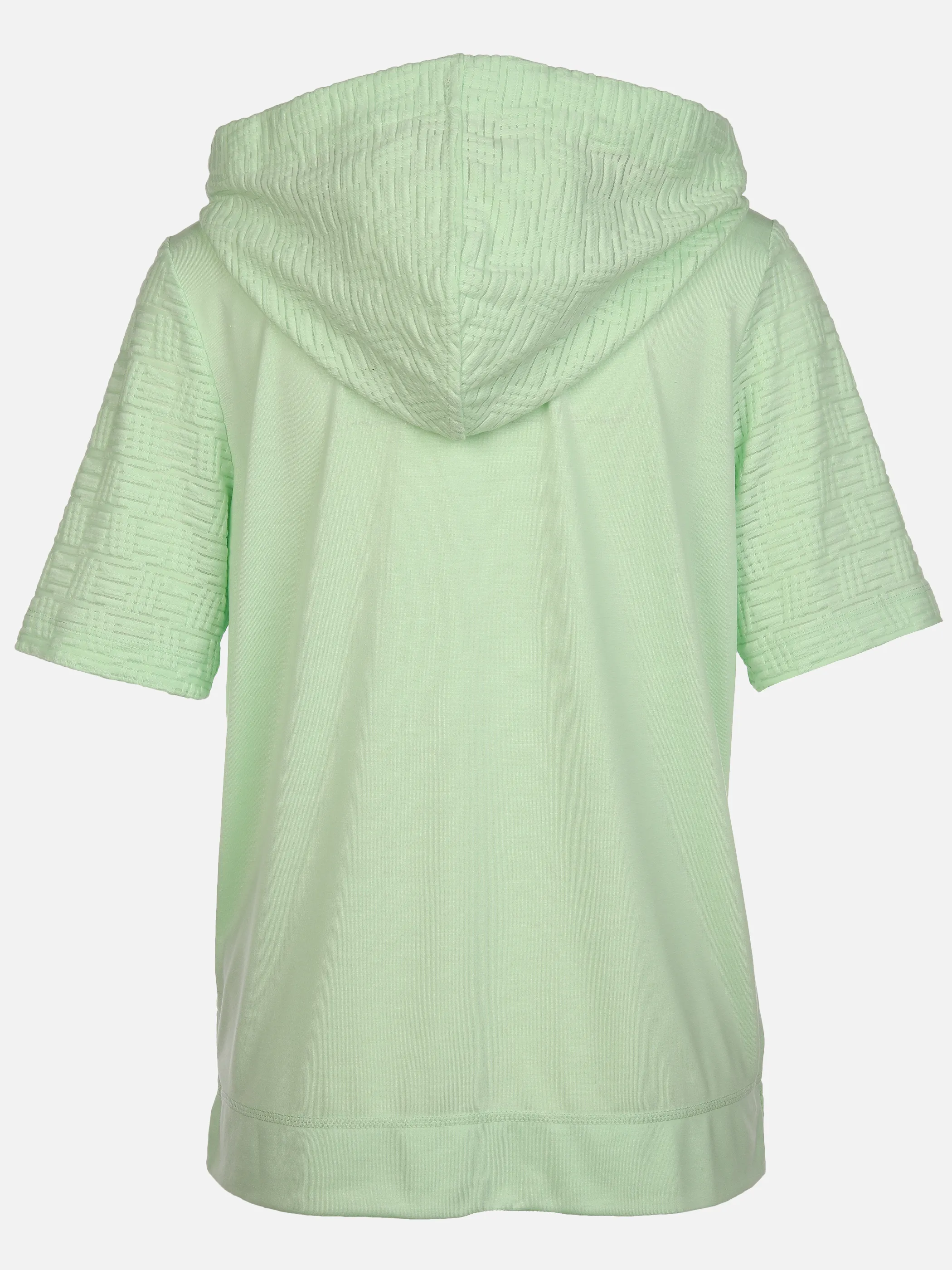 Cecil B321295 TOS Burnout Jacquard Hoody Grün 897352 15742 2