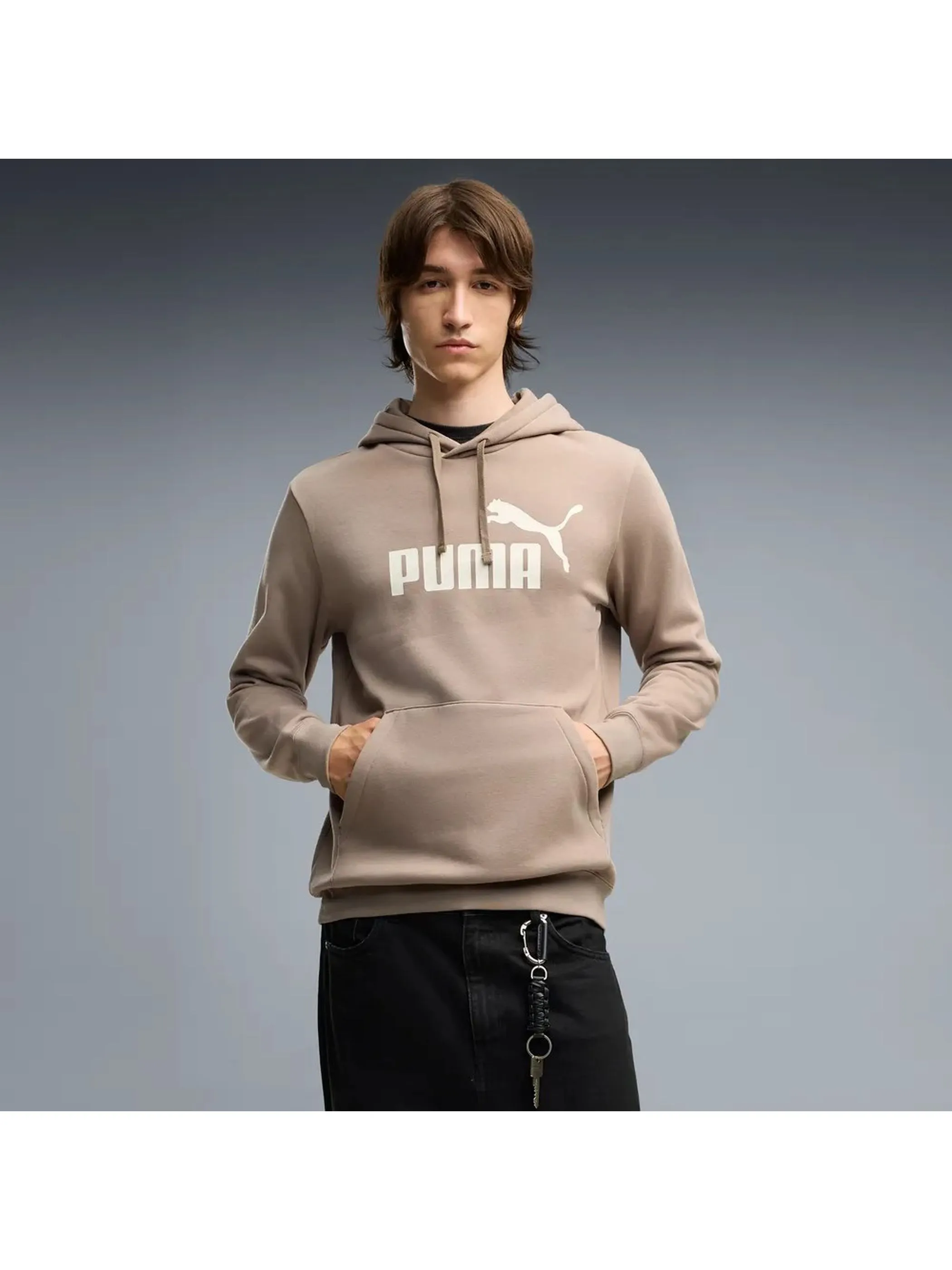 Puma 682571-94 He-Hoodie ESS NO. 1 LOGO Grau 931702 94 1