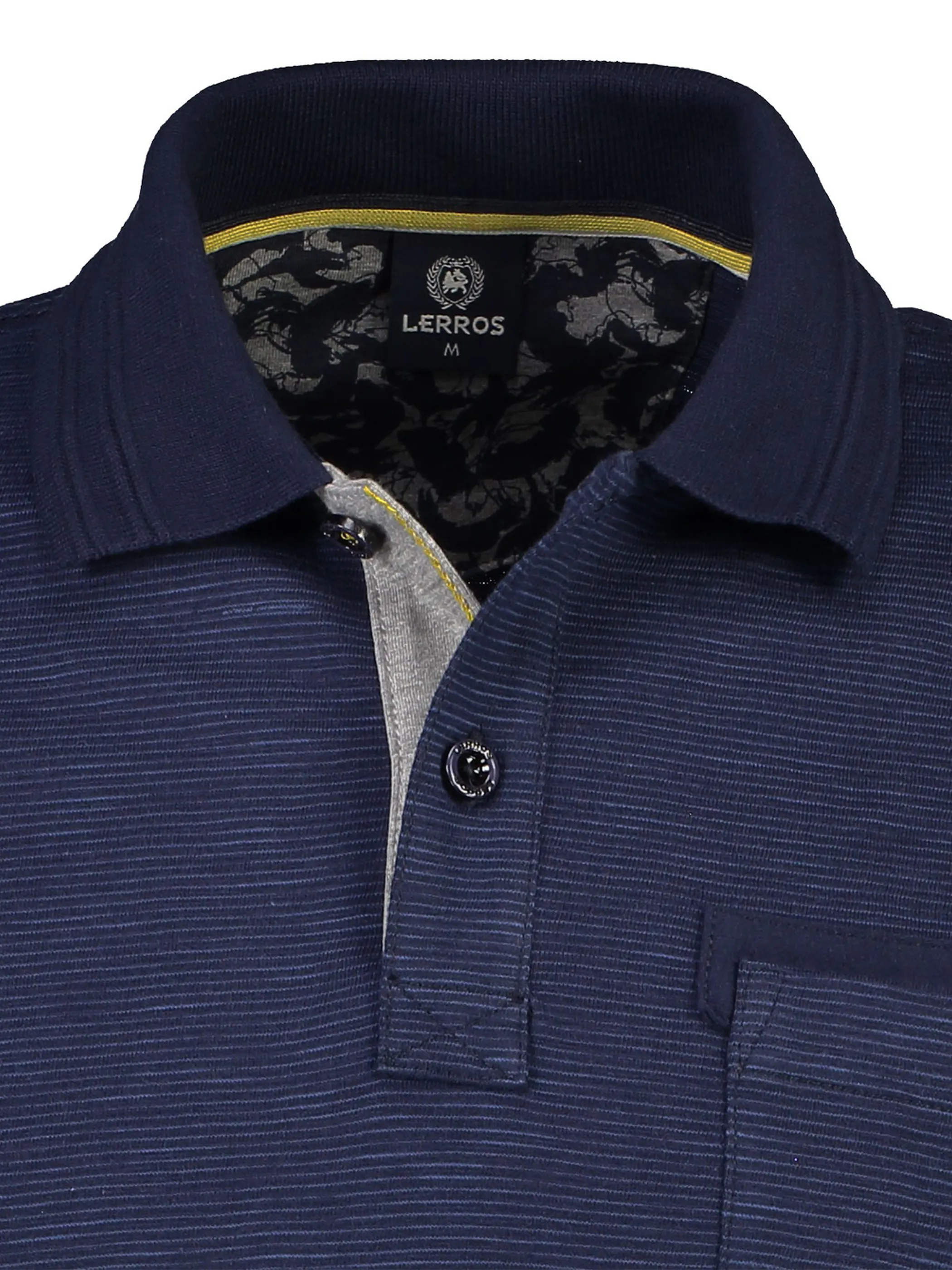 Lerros 2184220 POLO/RUGBY 1/1 ARM (MI Blau 856331 478 3