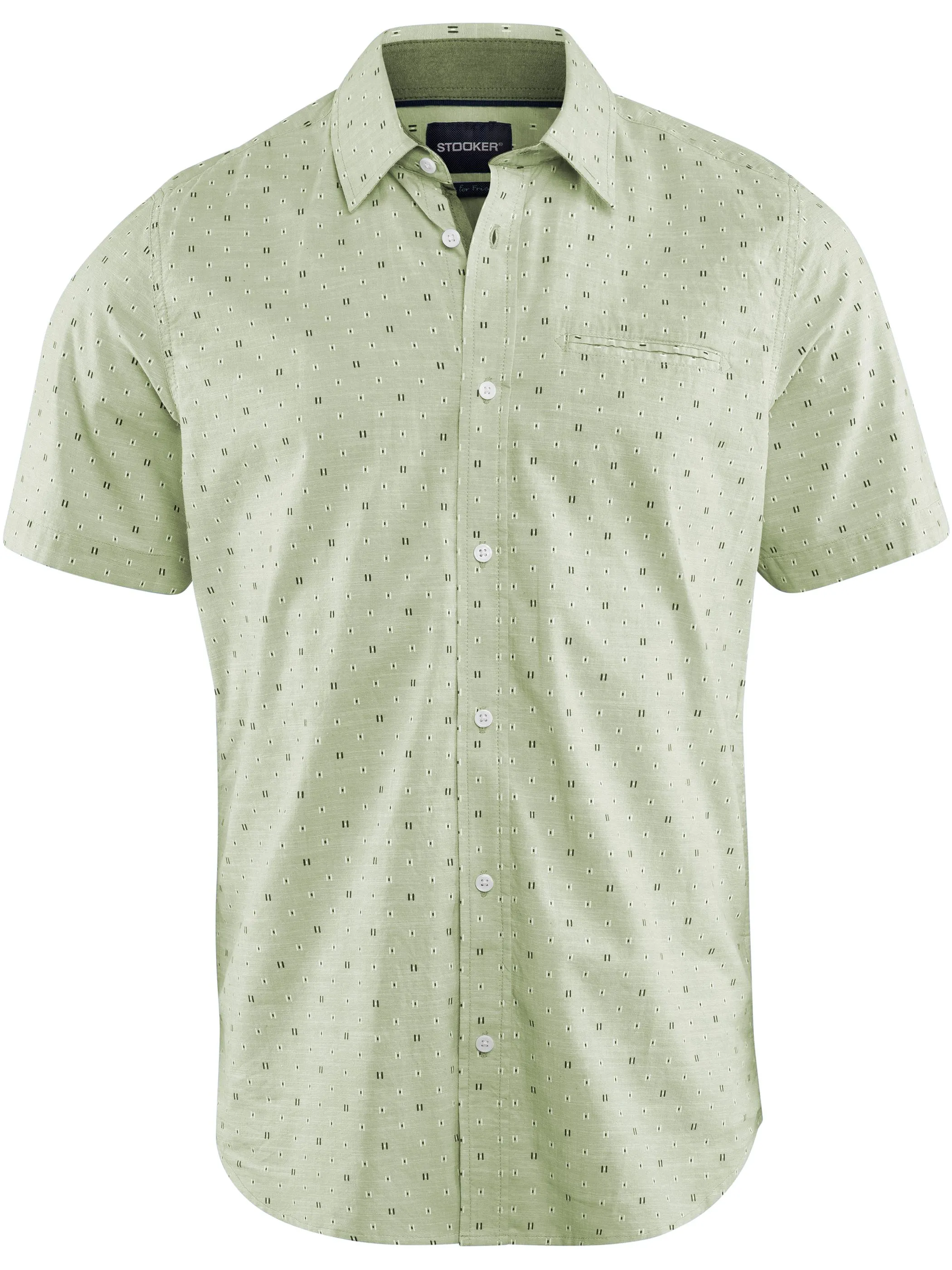 Stooker HAKA 73110770009107 He. Bluse/Hemd, Grün 928389 9107 1