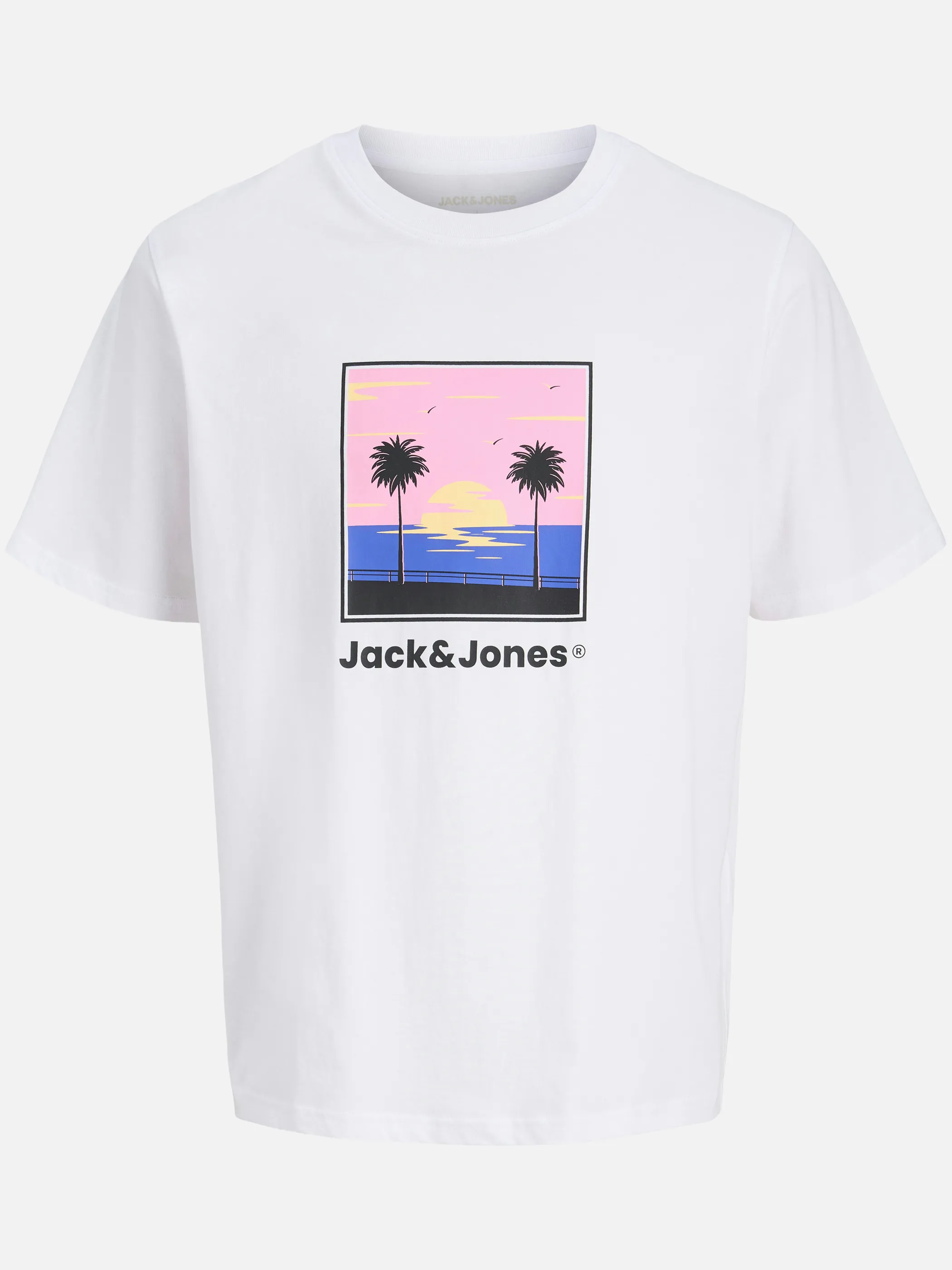 Jack&Jones Junior 12289932 JJPERRY TEE SS CREW NECK JNR Weiß 920173 177627 3