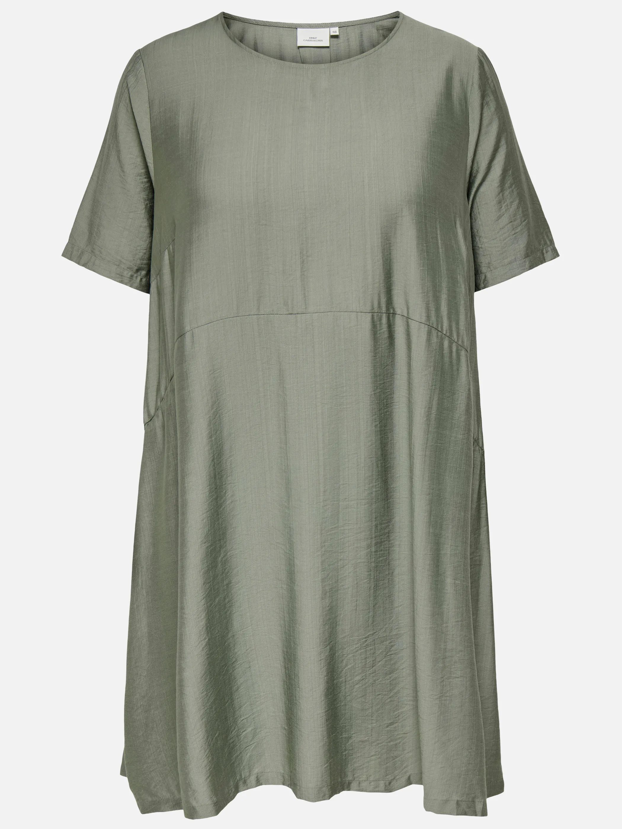 Only Carmakoma 15374699 CARJOANNA 2/4 O-NECK Grün 926822 198726 3