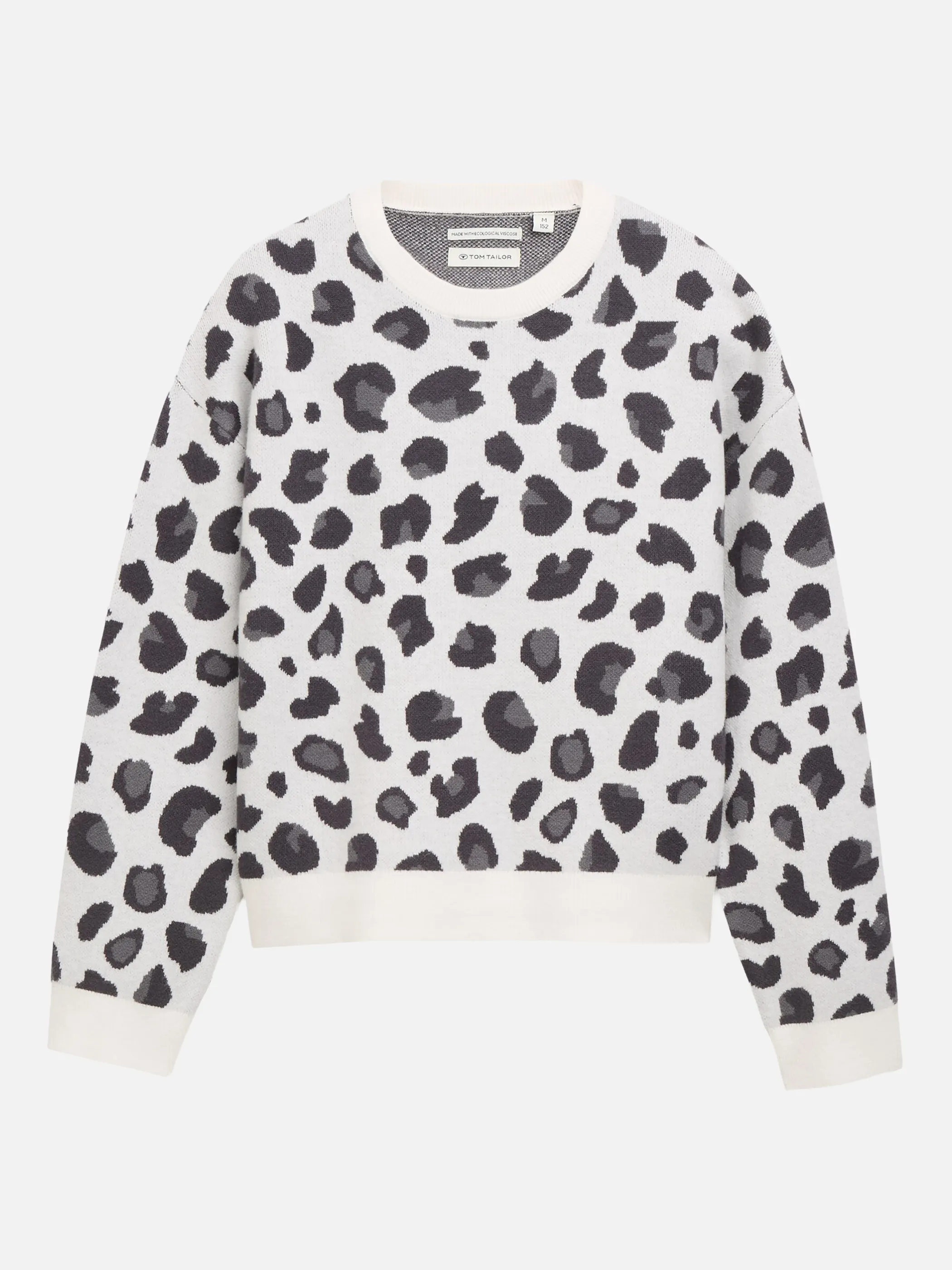 Tom Tailor 1052839 jacquard pullover Grau 934470 41118 1