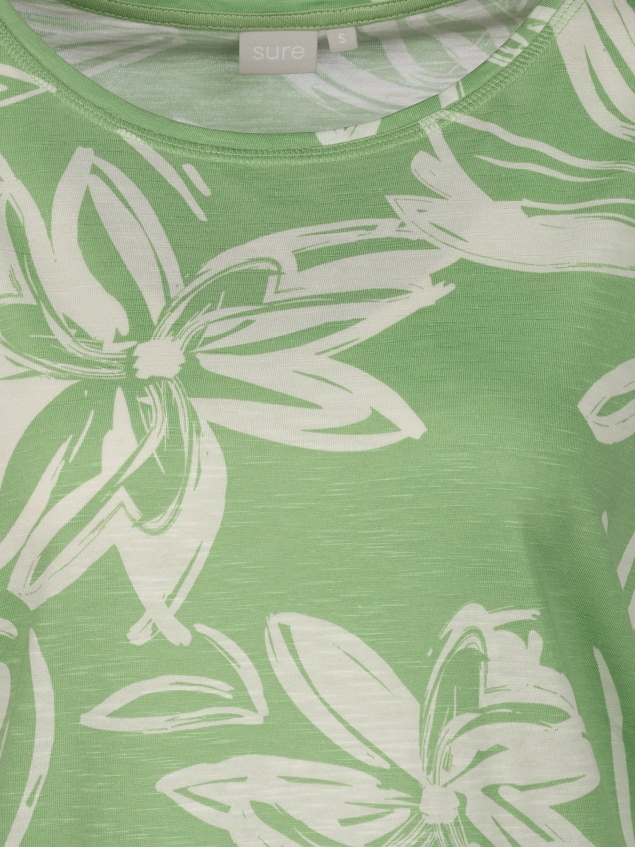 Sure Da-Print-T-Shirt Grün 922187 GREEN 3