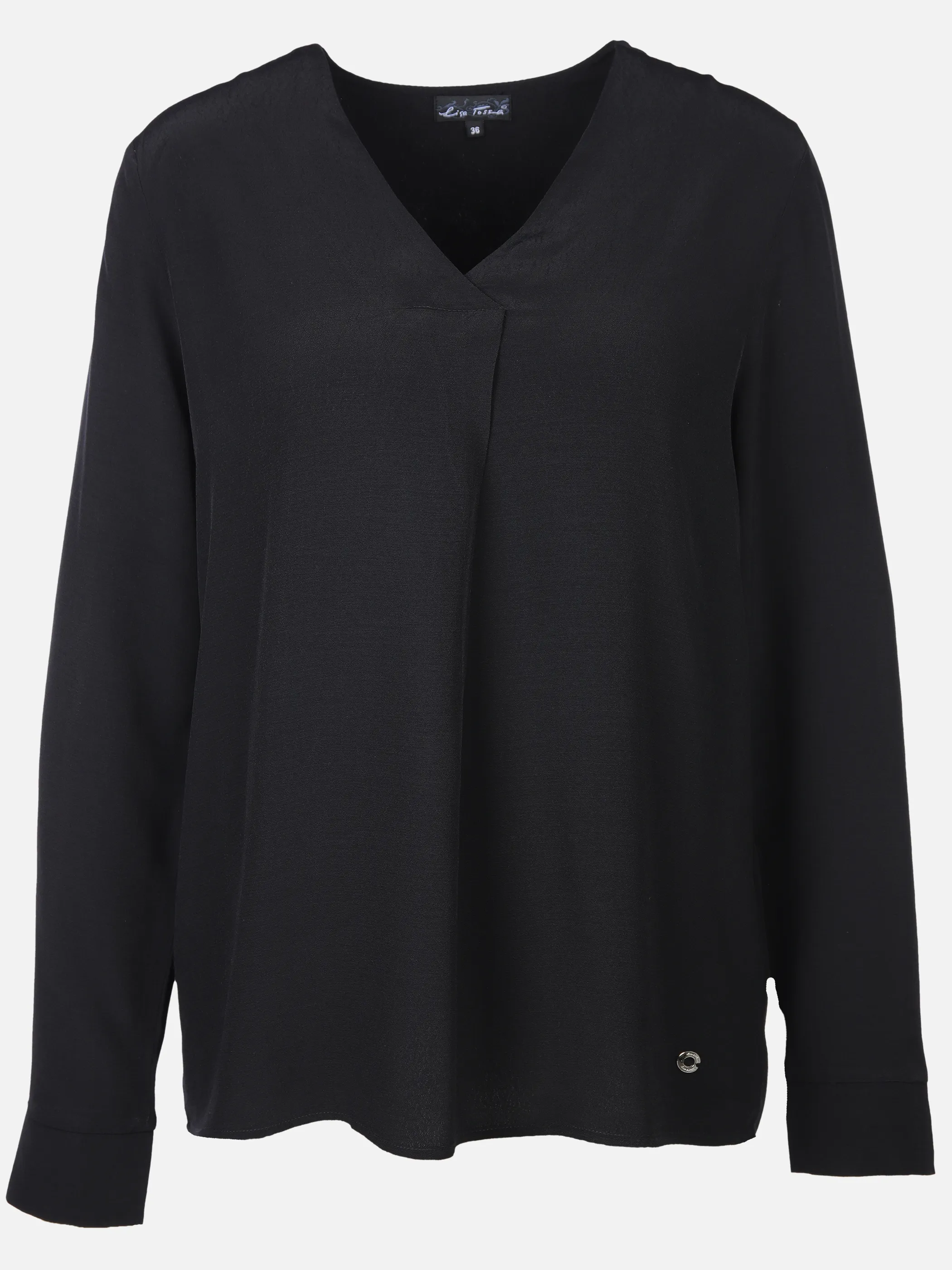 Lisa Tossa Da-Crepe-Bluse Schwarz 905520 SCHWARZ 1 Lisa Tossa Da-Crepe-Bluse Schwarz 905520 SCHWARZ 1
