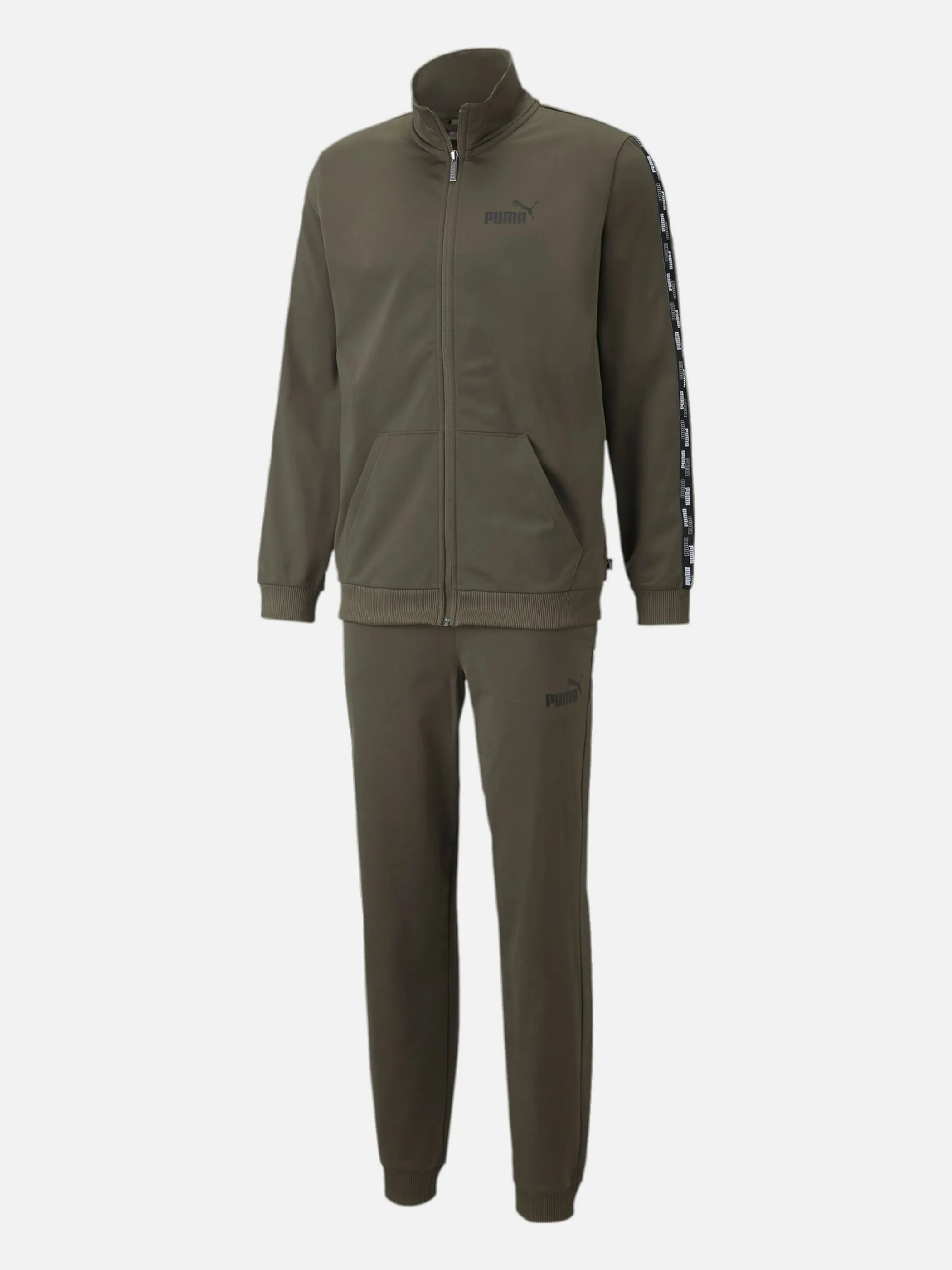 Puma 845845 He-Jogginganzug m. Tape Grün 856613 44 1