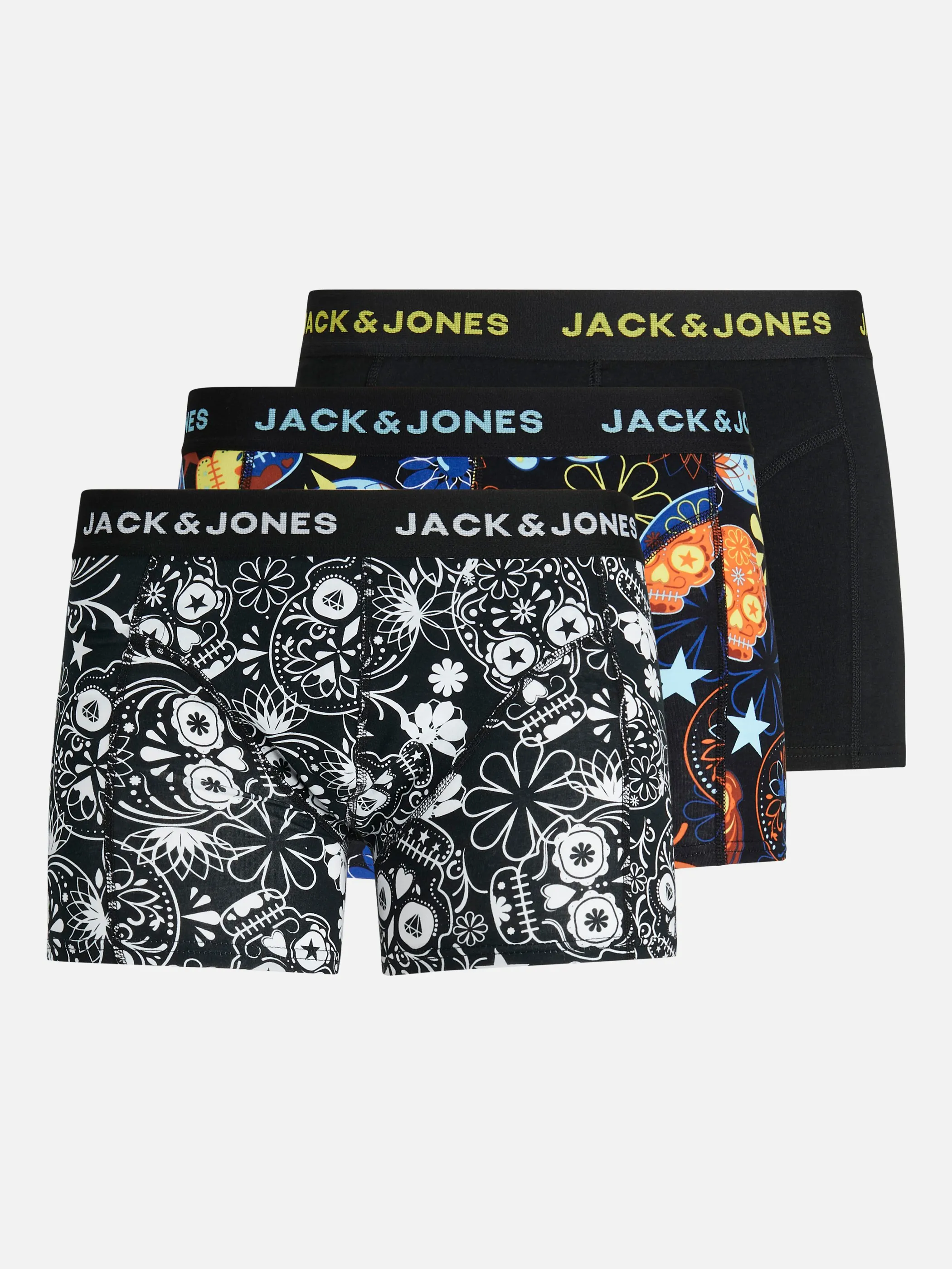 Jack Jones 12185485 JACSUGAR SKULL TRUNKS Schwarz 863517 178012001 1